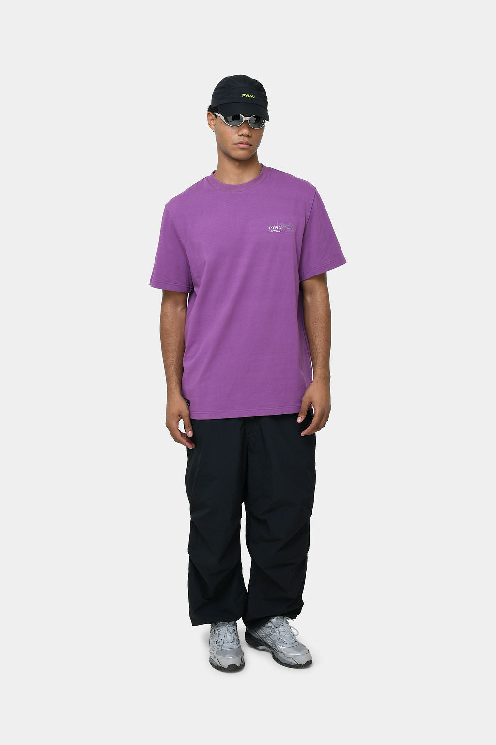 TOPOGRAPHIC TEE- PURPLE