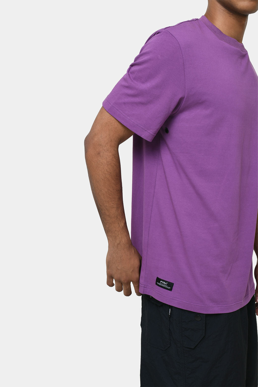 TOPOGRAPHIC TEE- PURPLE