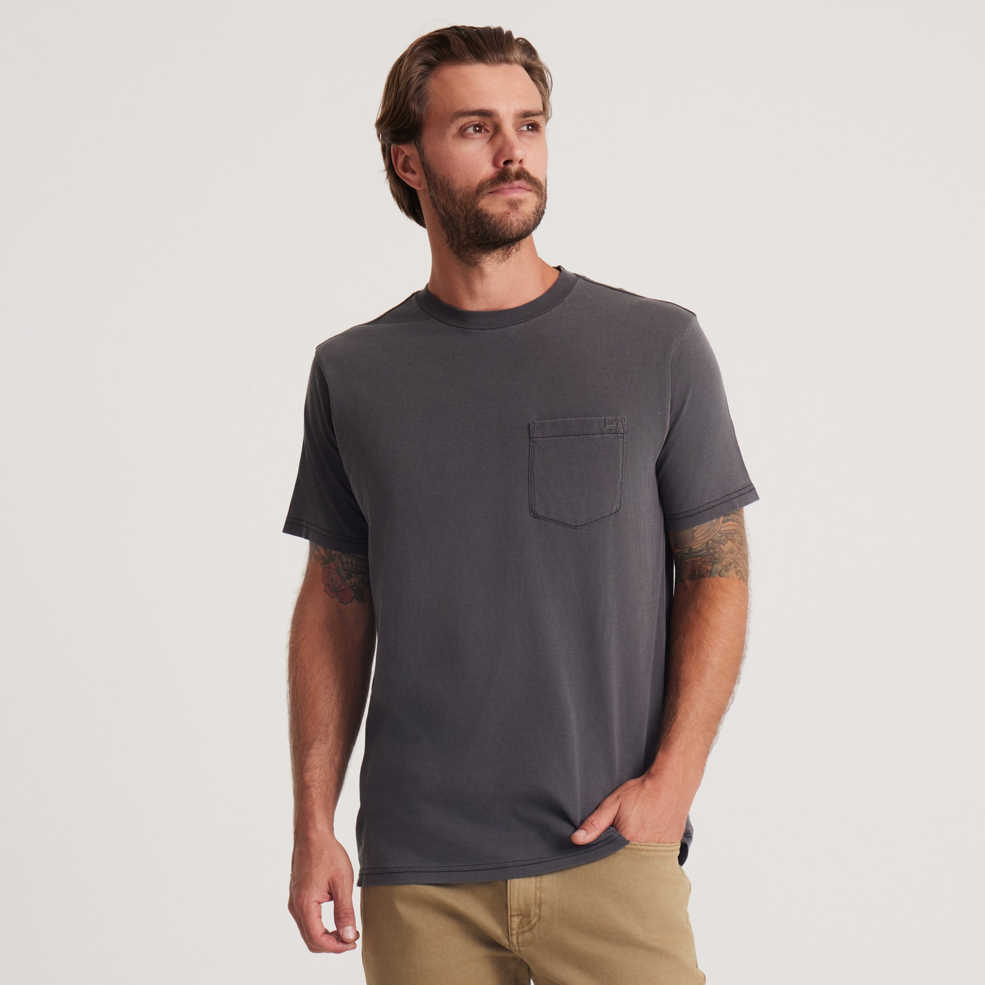 Roark's Made To Fade Short Sleeve Tee - Washed Black featured product image. Shop the official Roark store now