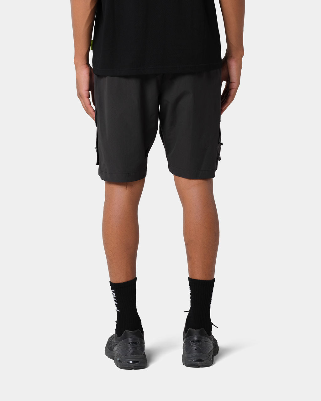 Nero Cargo Shorts Black