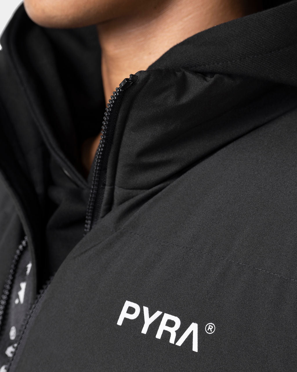 Sleeveless Puffa Vest Black