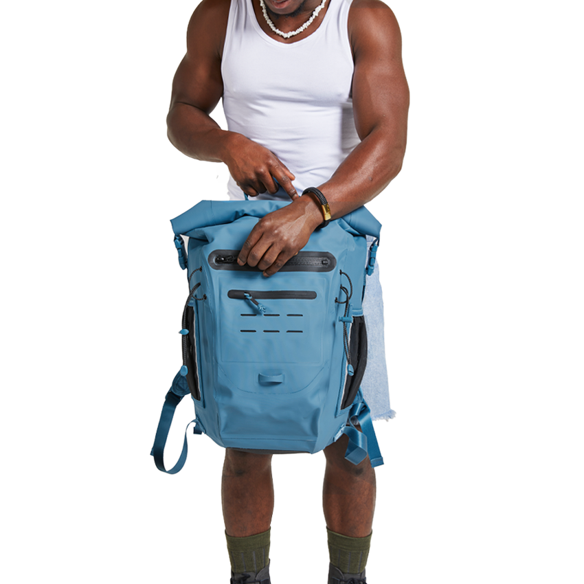 Adventure Waterproof Backpack 30L - Storm blue