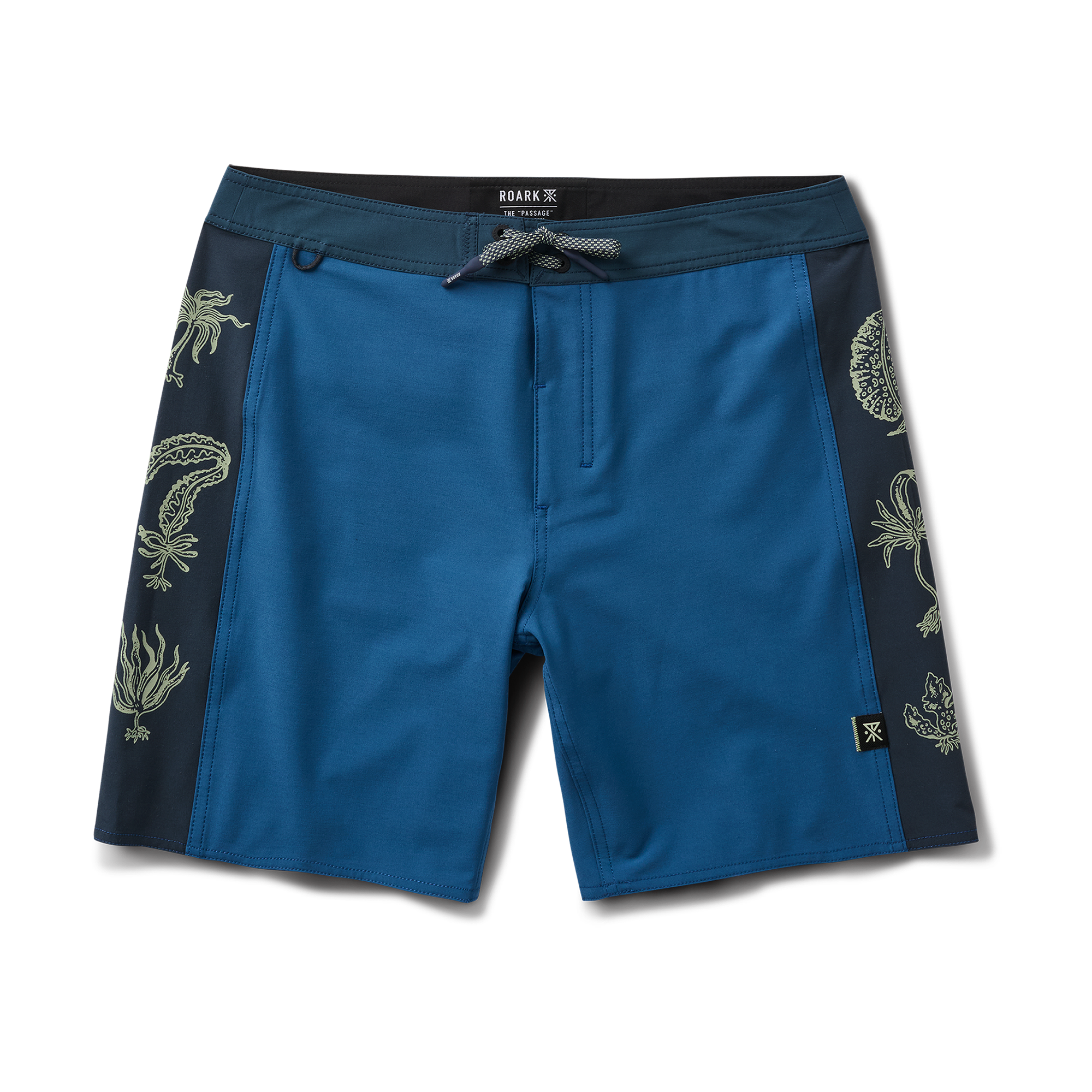 Versatile Roark boardshorts designed for adventure and outdoor activities, styled as Bermuda shorts or trunks.