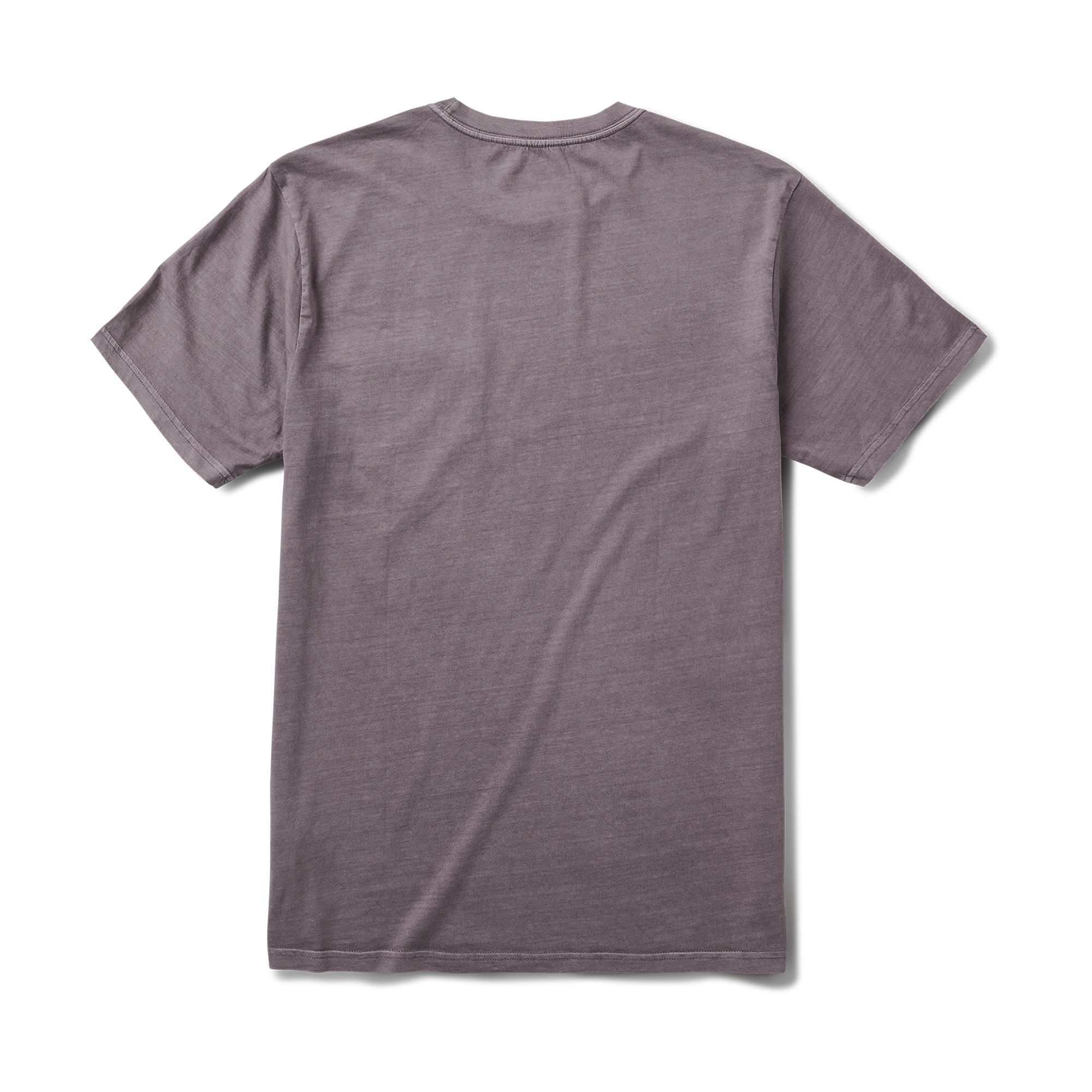 Close-up of a grey Roark active t-shirt emphasizing the texture and quality of the fabric, designed for adventure and travel.