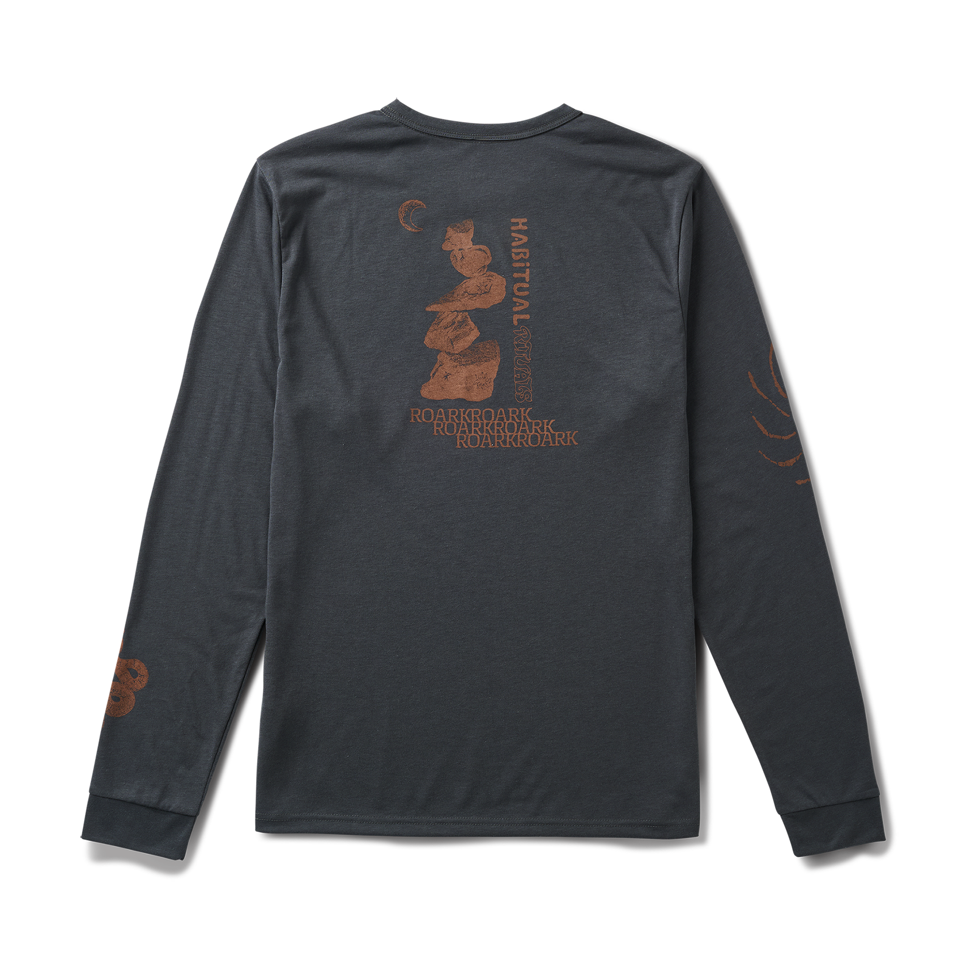 Roark long-sleeved active shirt featuring intricate design details, tailored for adventure and outdoor activities.