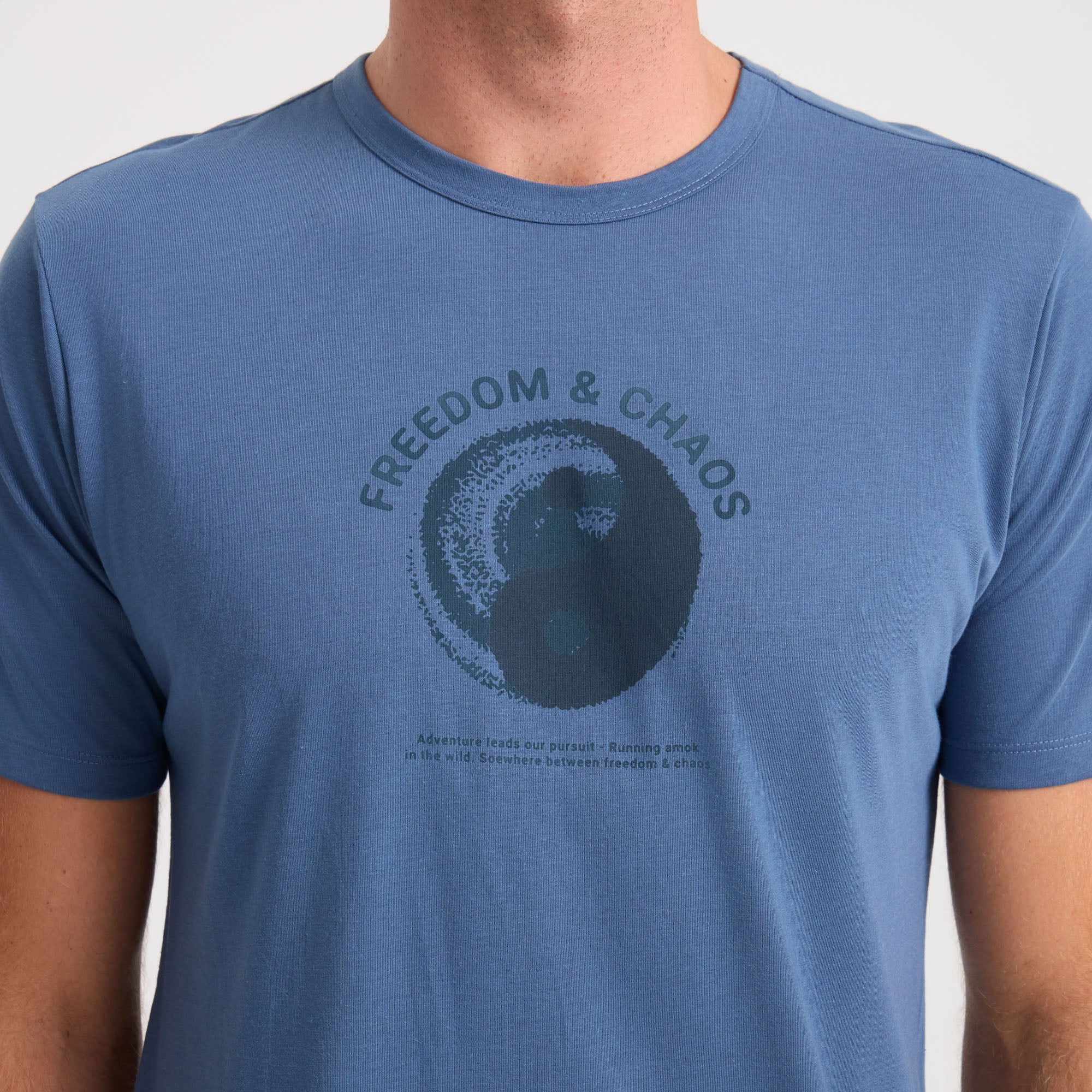 Active shirt featuring the Roark logo on the sleeve, ideal for adventure and travel.