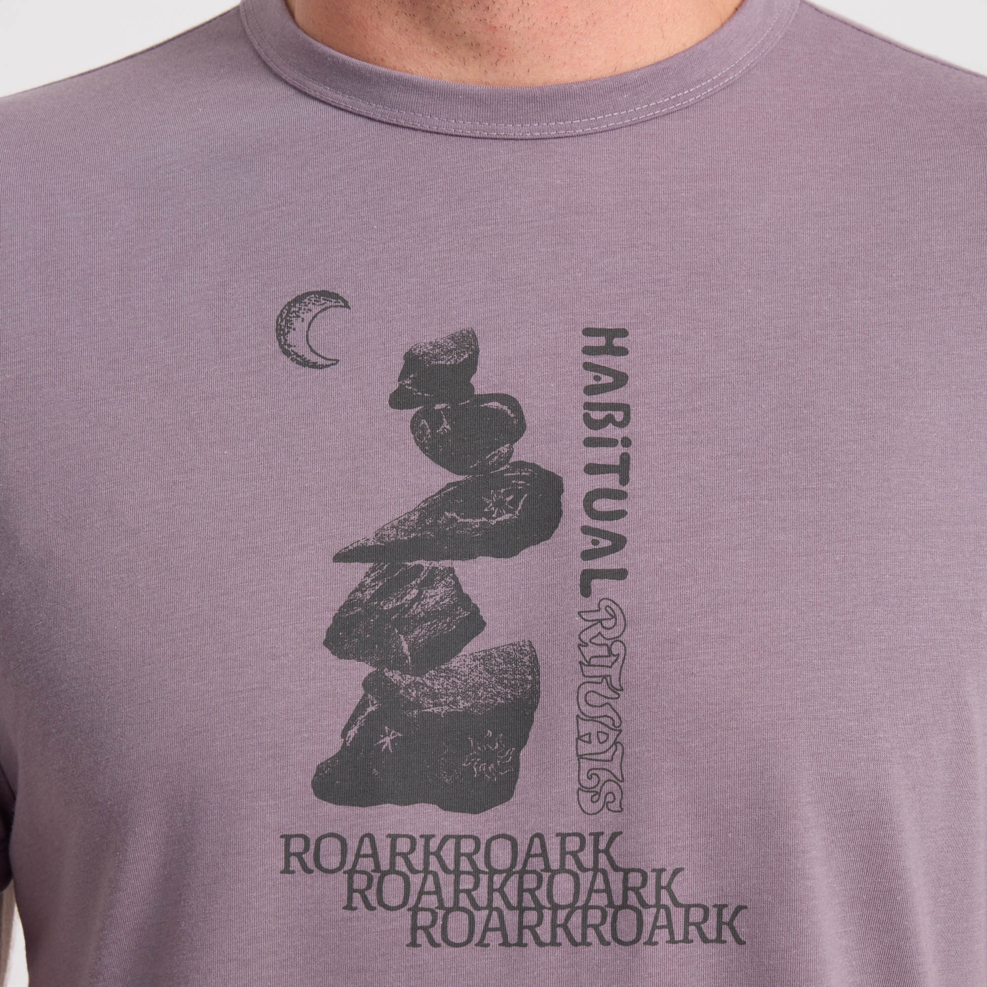 Man wearing Roark active shirt on an outdoor adventure