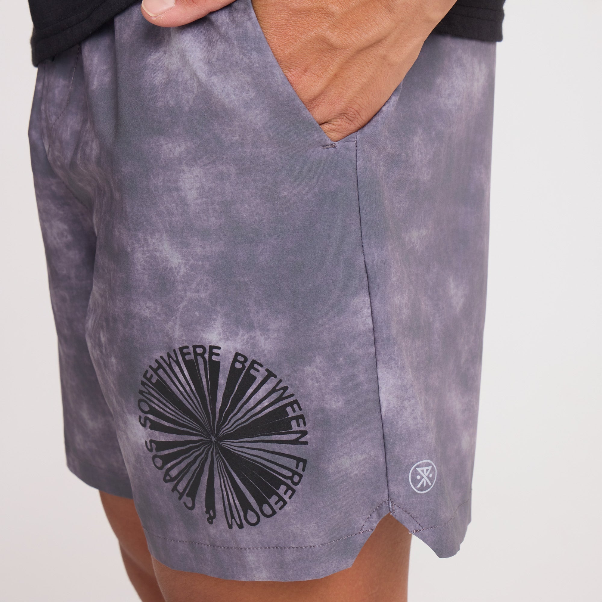 Assorted collection of Roark adventure-ready shorts including active shorts, denim, boardshorts, and Bermuda trunks, perfect for travel and outdoor activities.