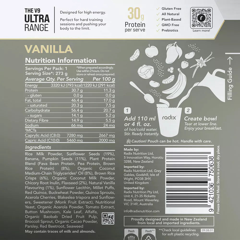 Ultra Breakfast - Vanilla / 800 kcal (6 Pack)