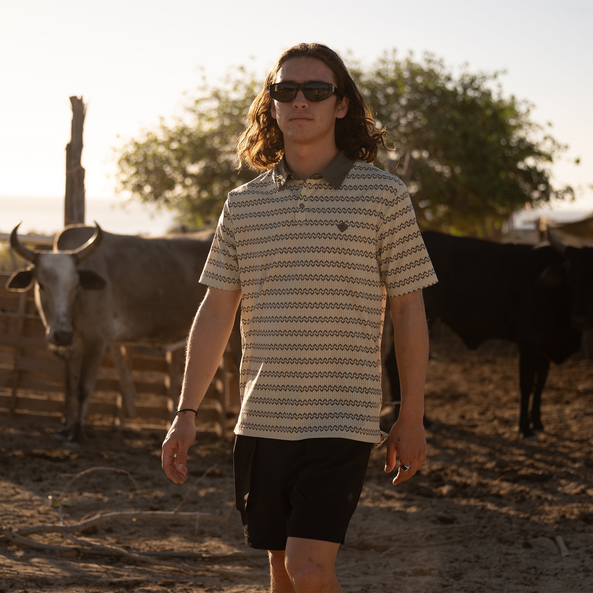 life-style-image Stylish Roark baseball cap from the BAJA RH collection, perfect for outdoor adventures and travel.