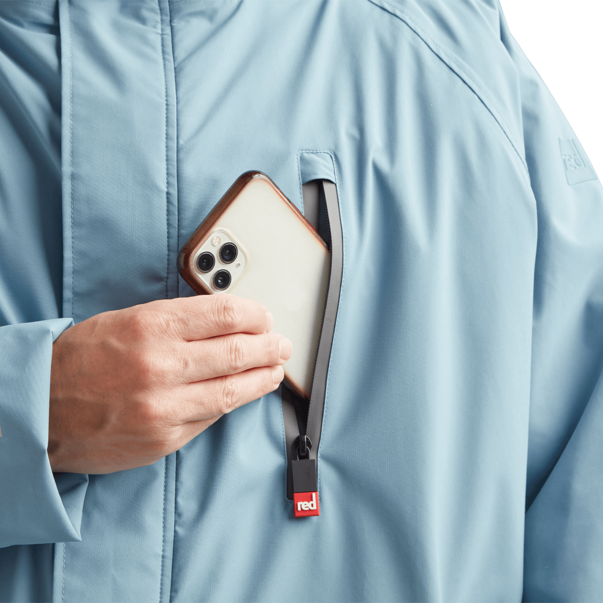 Men's Long Sleeve Dry Waterproof Changing Robe Alter EVO - Alpine Blue