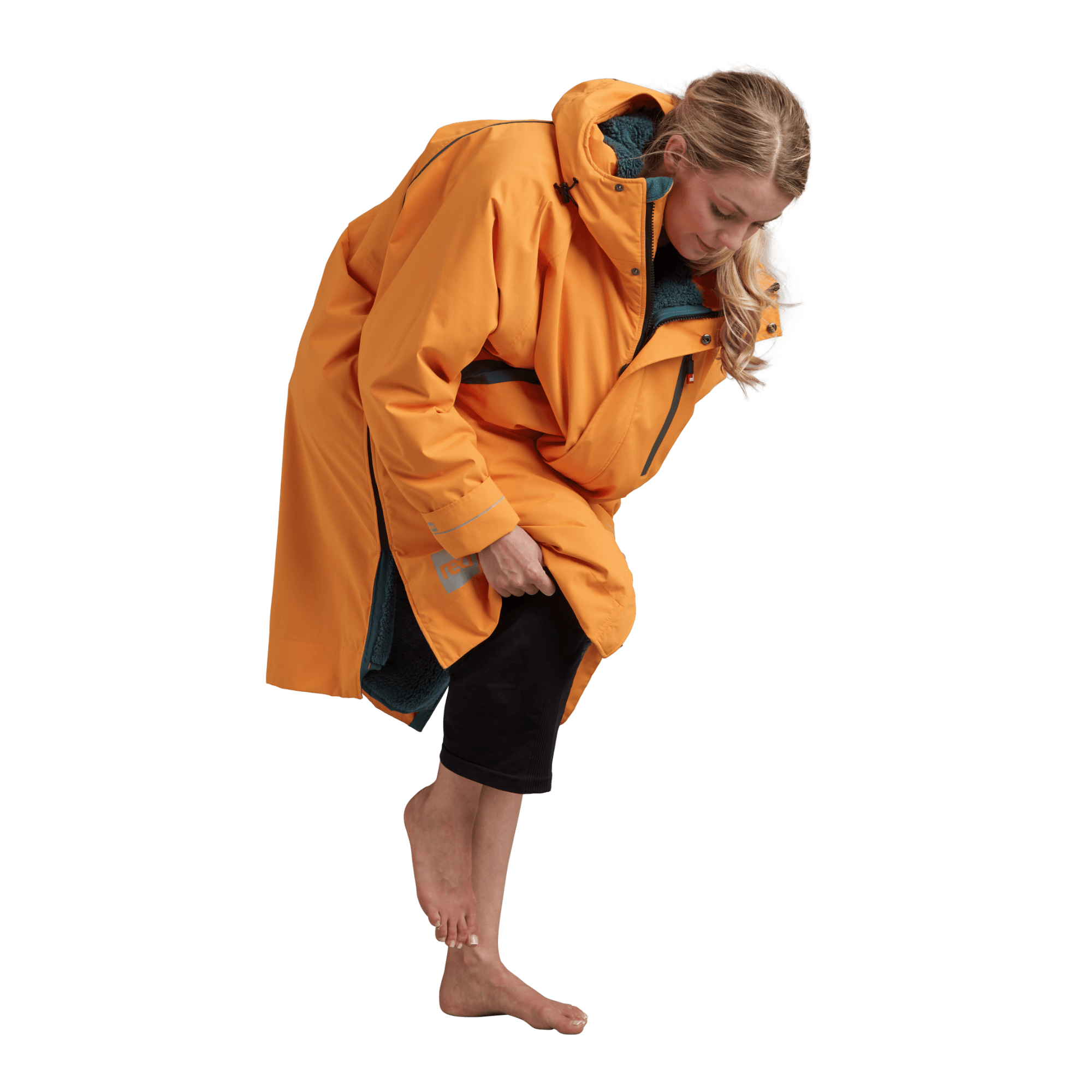 Women's Long Sleeve Dry Waterproof Changing Robe Alter EVO - Bitter Orange