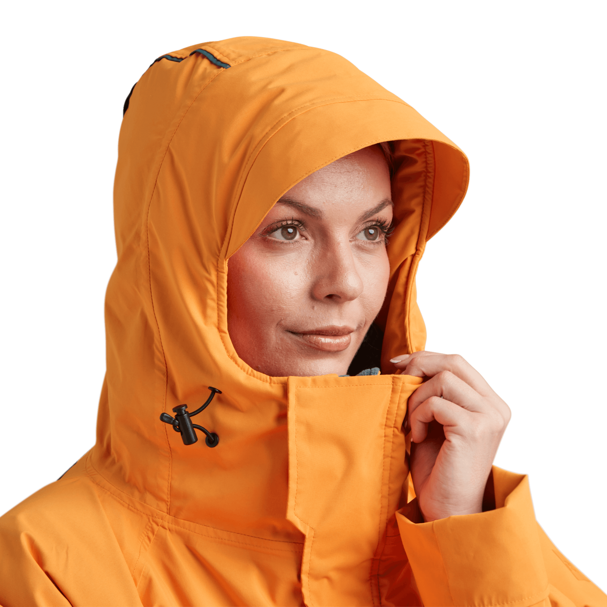 Women's Long Sleeve Dry Waterproof Changing Robe Alter EVO - Bitter Orange