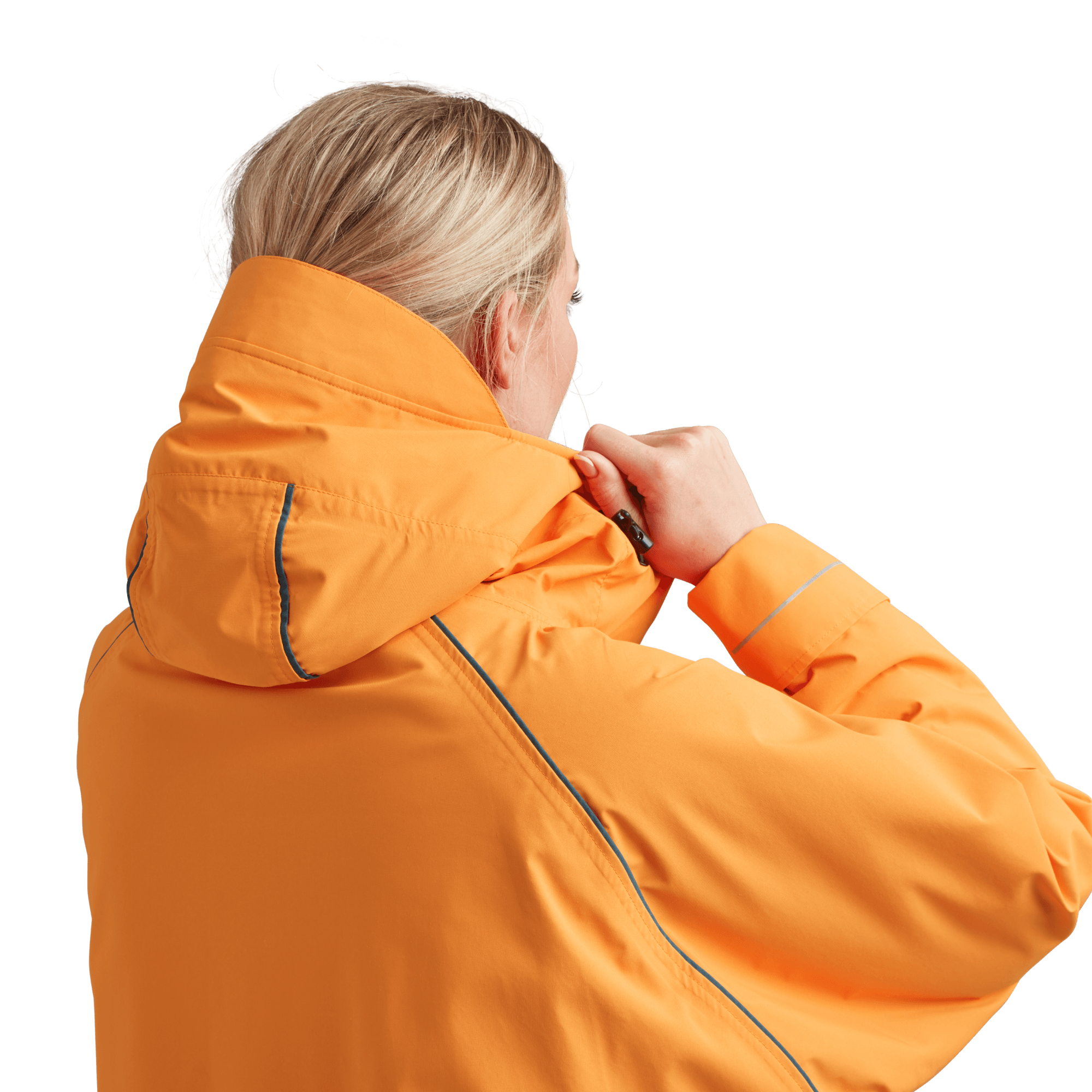 Women's Long Sleeve Dry Waterproof Changing Robe Alter EVO - Bitter Orange