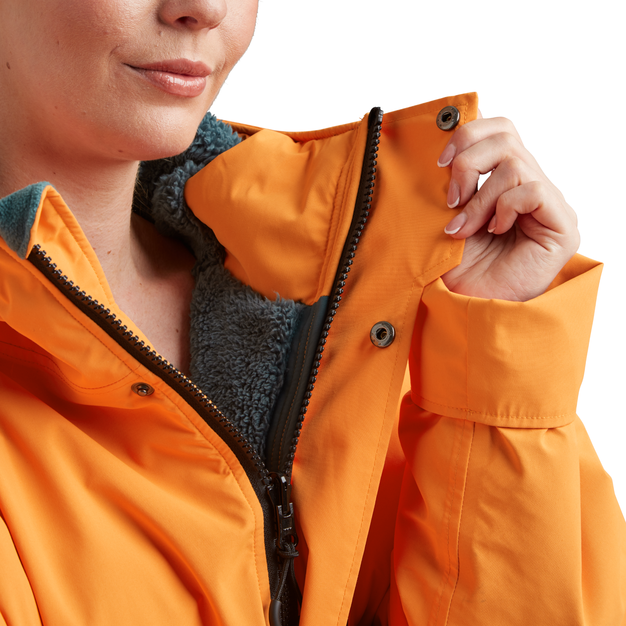Women's Long Sleeve Dry Waterproof Changing Robe Alter EVO - Bitter Orange