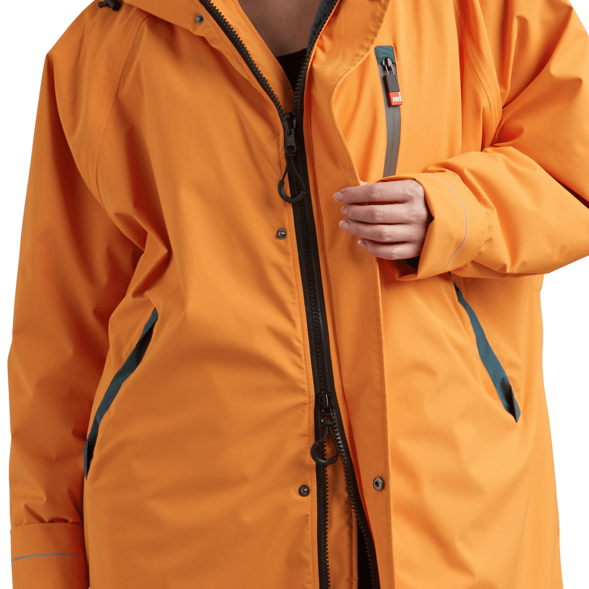 Women's Long Sleeve Dry Waterproof Changing Robe Alter EVO - Bitter Orange