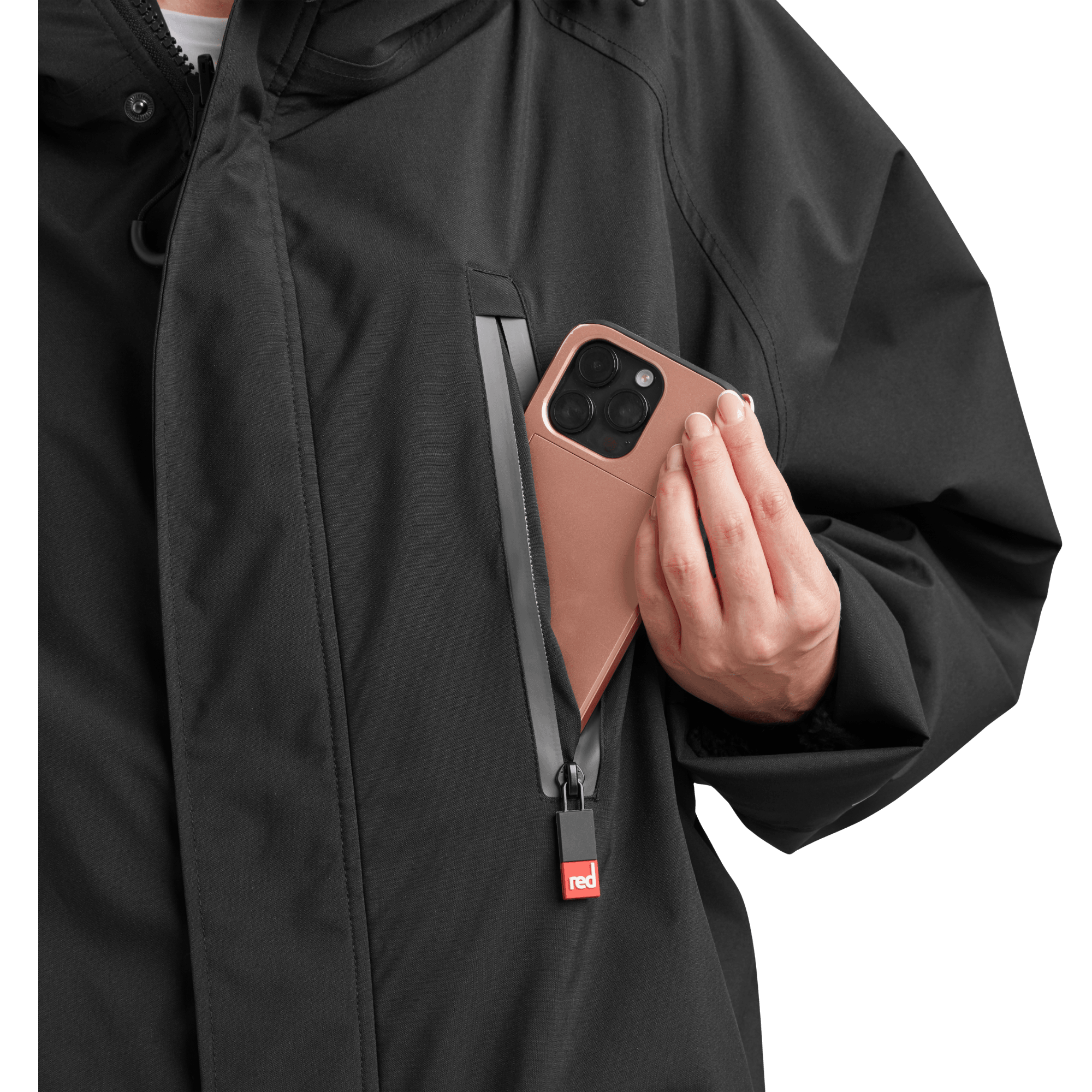 Women's Long Sleeve Dry Waterproof Changing Robe Alter EVO - Stealth Black