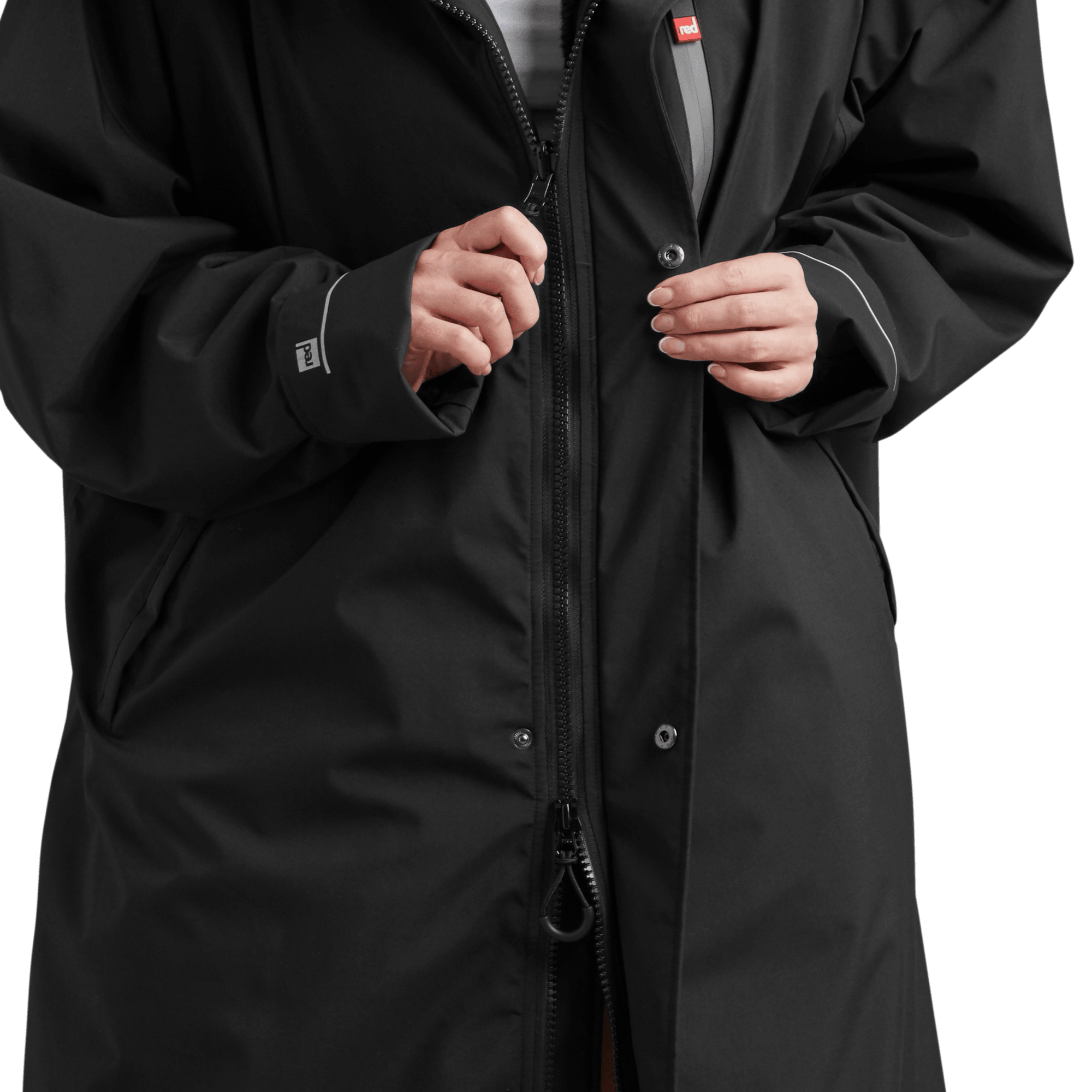 Women's Long Sleeve Dry Waterproof Changing Robe Alter EVO - Stealth Black