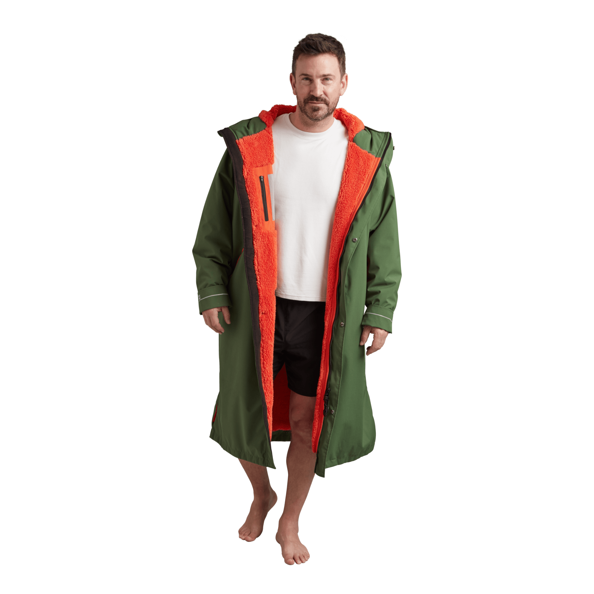 Men's Long Sleeve Dry Waterproof Changing Robe Alter EVO - Forest Green