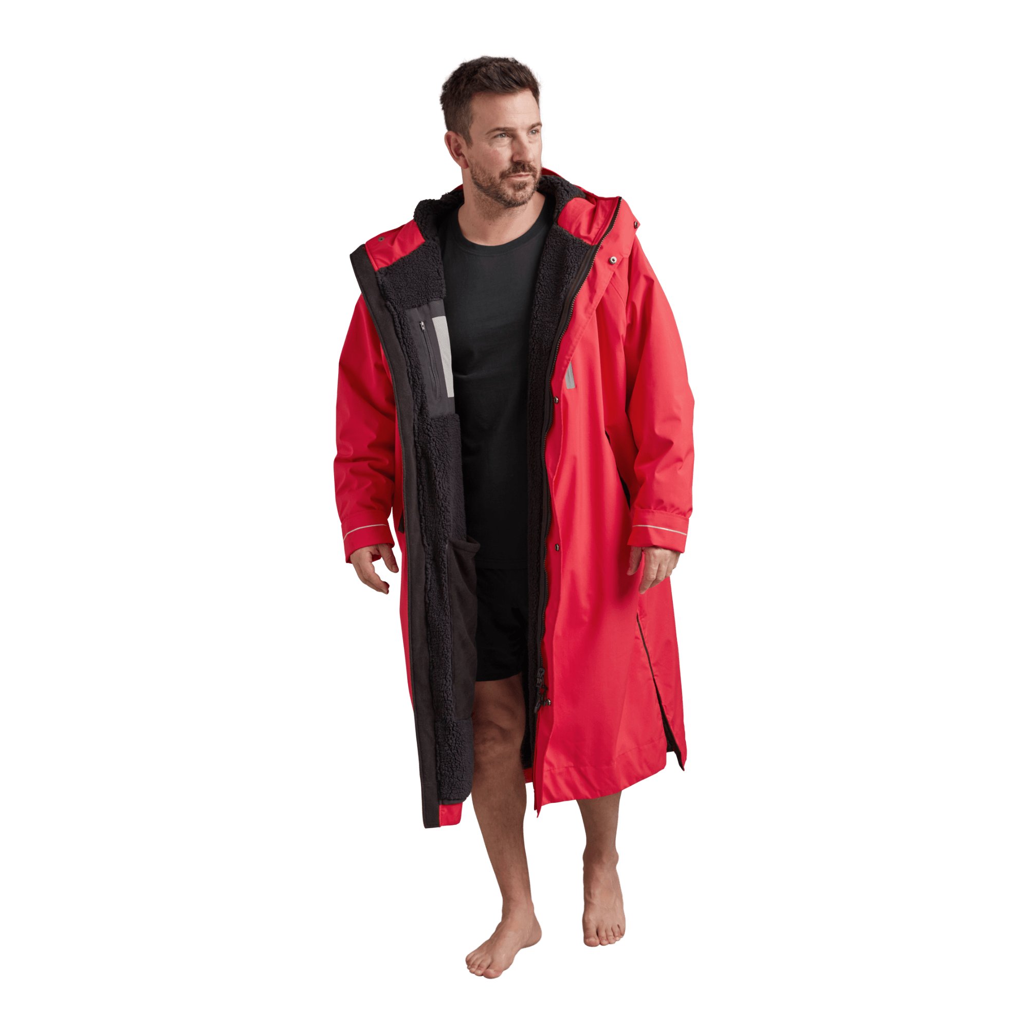 Men's Long Sleeve Dry Waterproof Changing Robe Alter EVO - Siren Red
