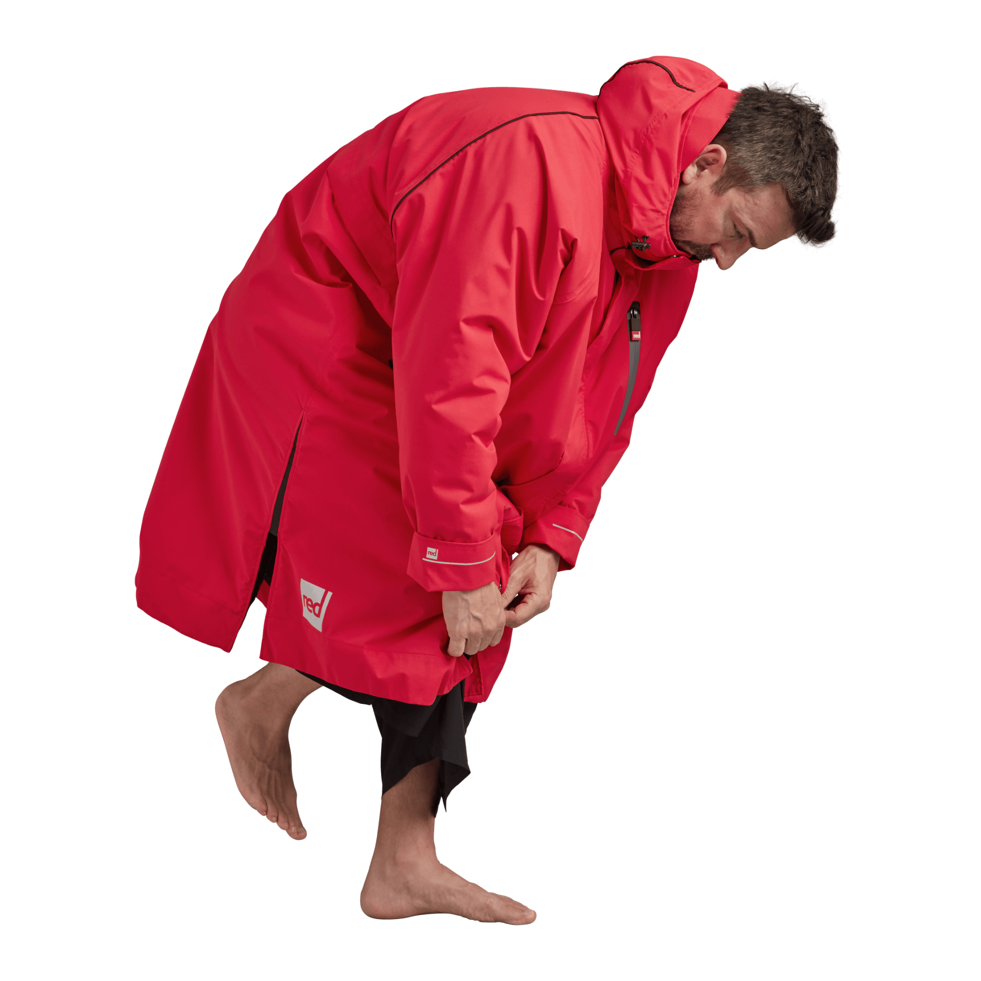Men's Long Sleeve Dry Waterproof Changing Robe Alter EVO - Siren Red