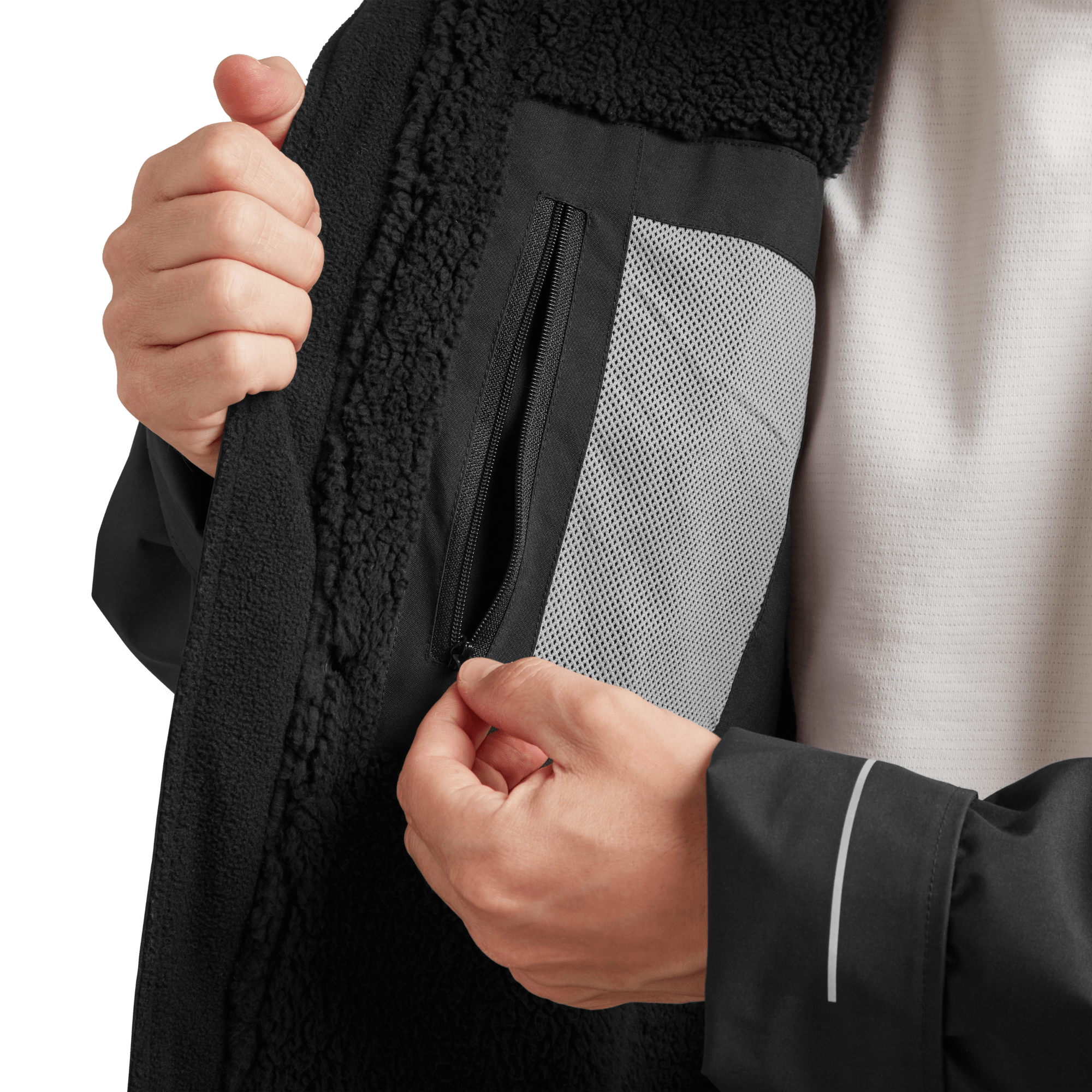 Men's Long Sleeve Dry Waterproof Changing Robe Alter EVO - Stealth Black