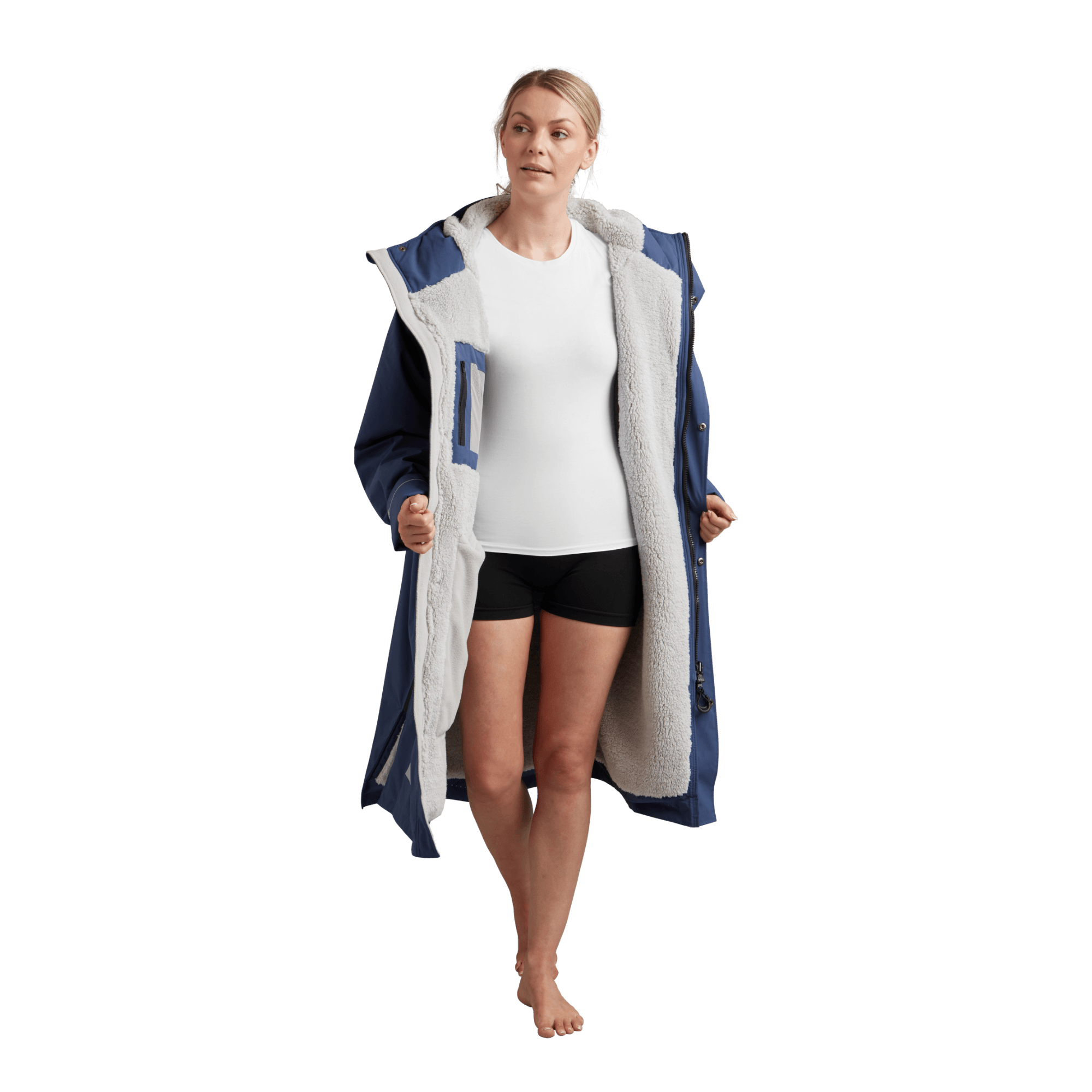 Women's Long Sleeve Dry Waterproof Changing Robe Alter EVO - Admiral Blue