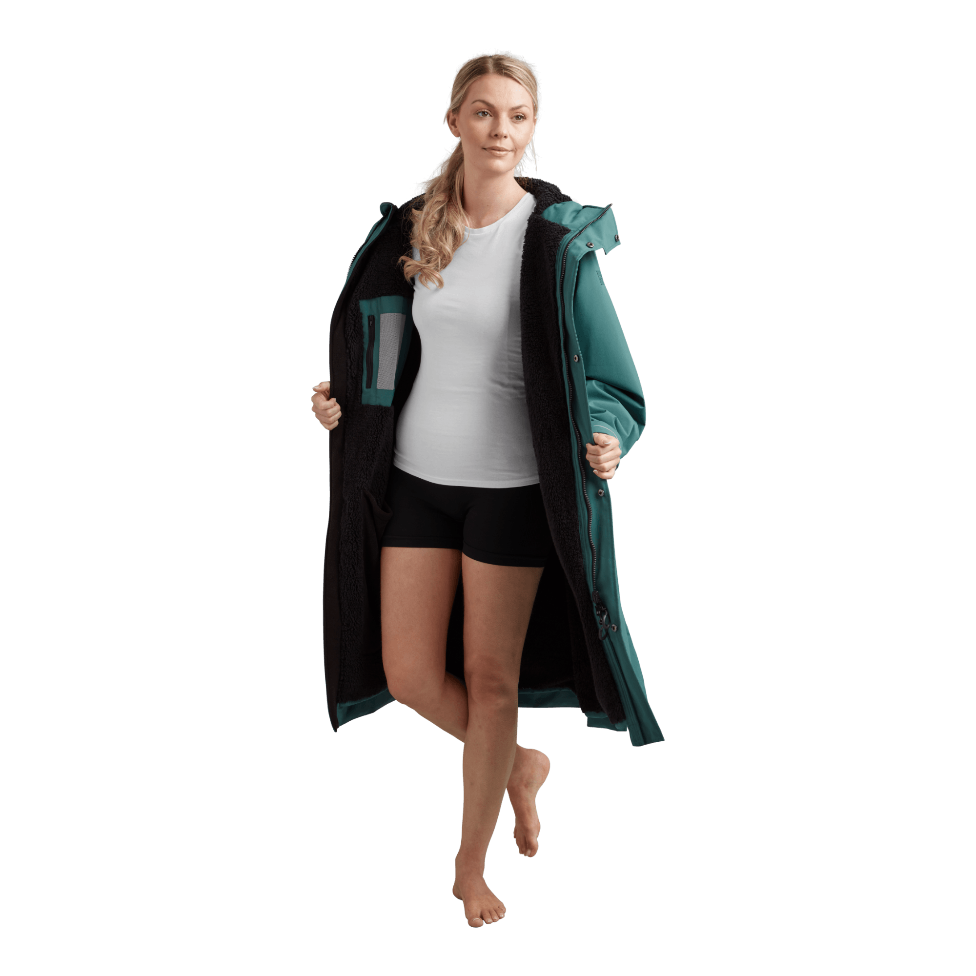Women's Long Sleeve Dry Waterproof Changing Robe Alter EVO - Deep Teal