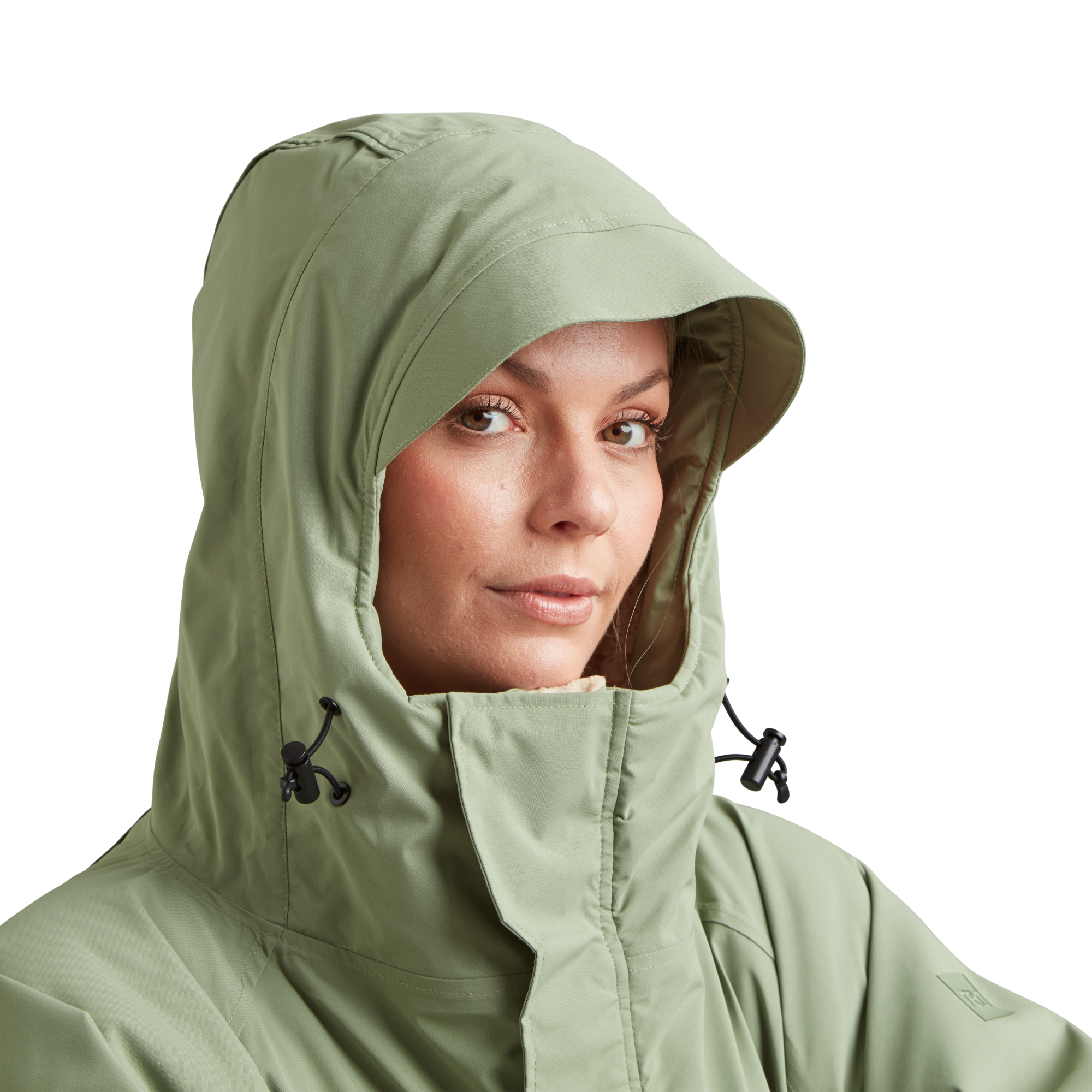 Women's Long Sleeve Dry Waterproof Changing Robe Alter EVO - Sage Green