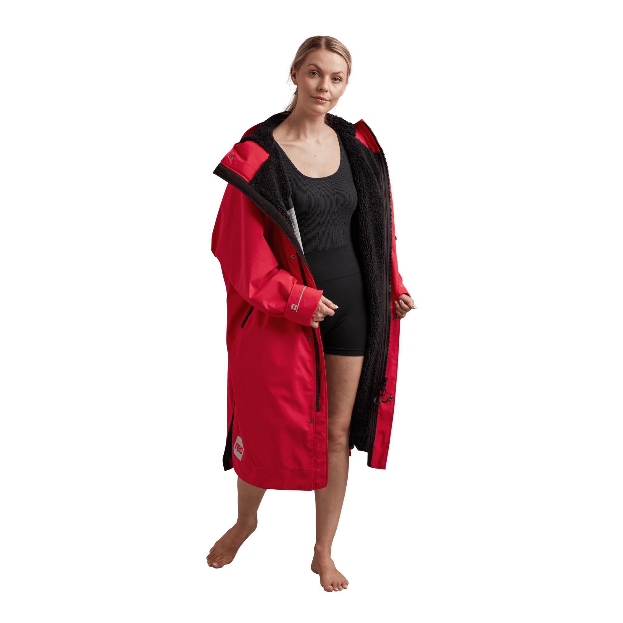 Women's Long Sleeve Dry Waterproof Changing Robe Alter EVO - Siren Red