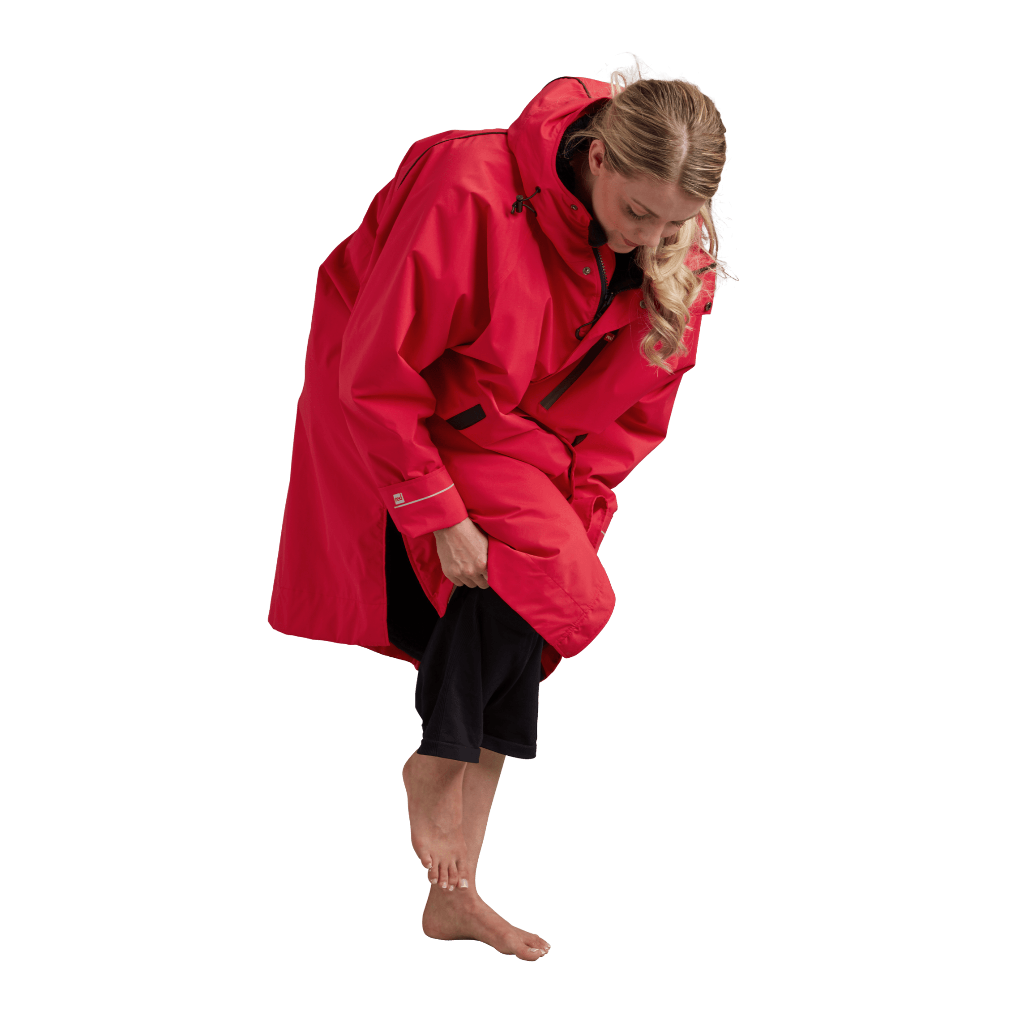 Women's Long Sleeve Dry Waterproof Changing Robe Alter EVO - Siren Red