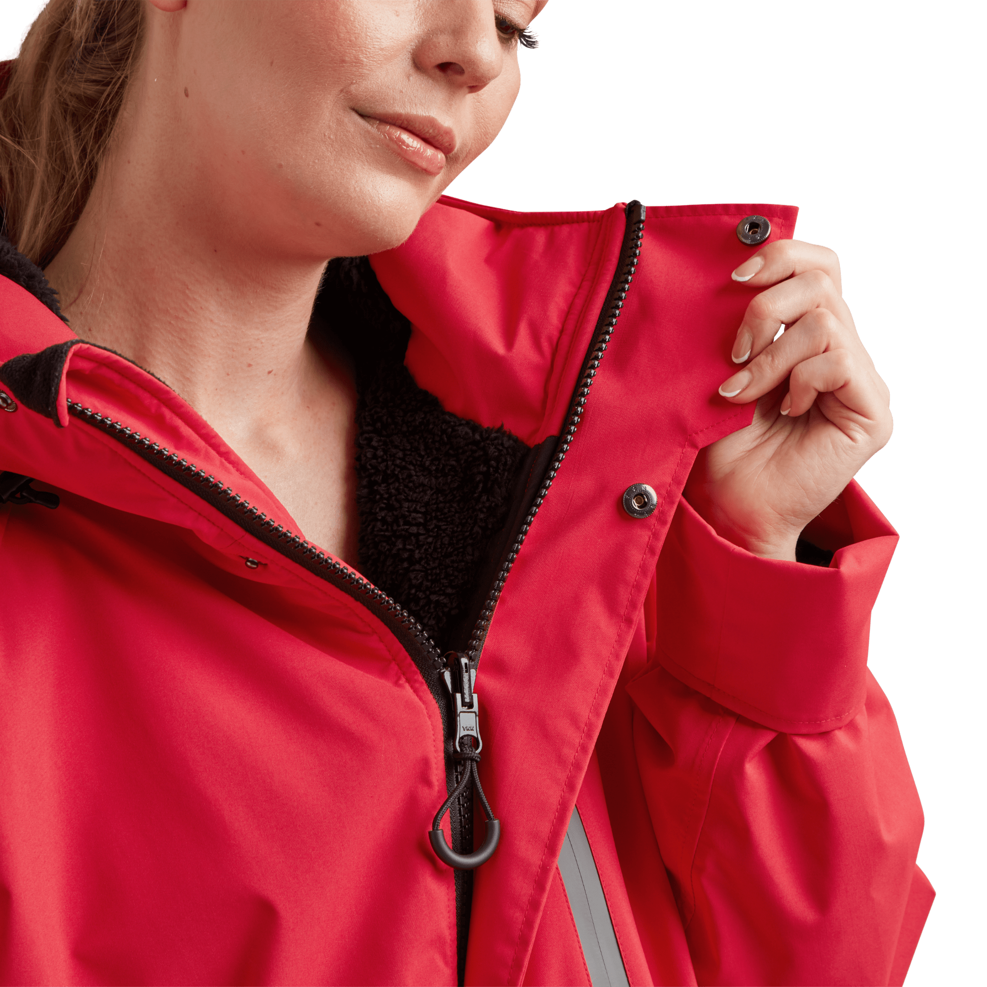 Women's Long Sleeve Dry Waterproof Changing Robe Alter EVO - Siren Red