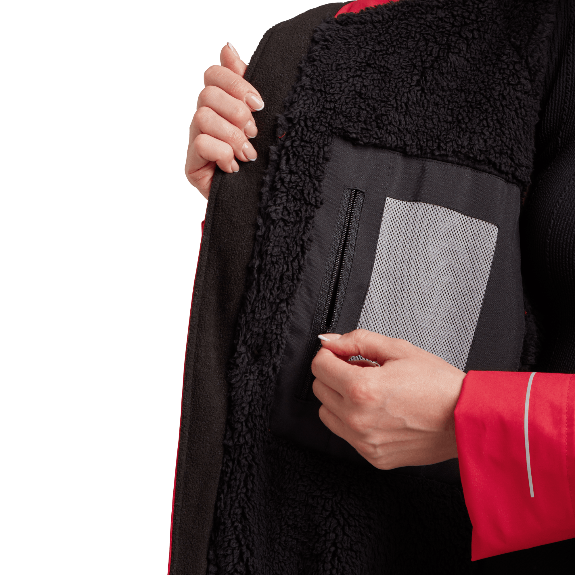 Women's Long Sleeve Dry Waterproof Changing Robe Alter EVO - Siren Red