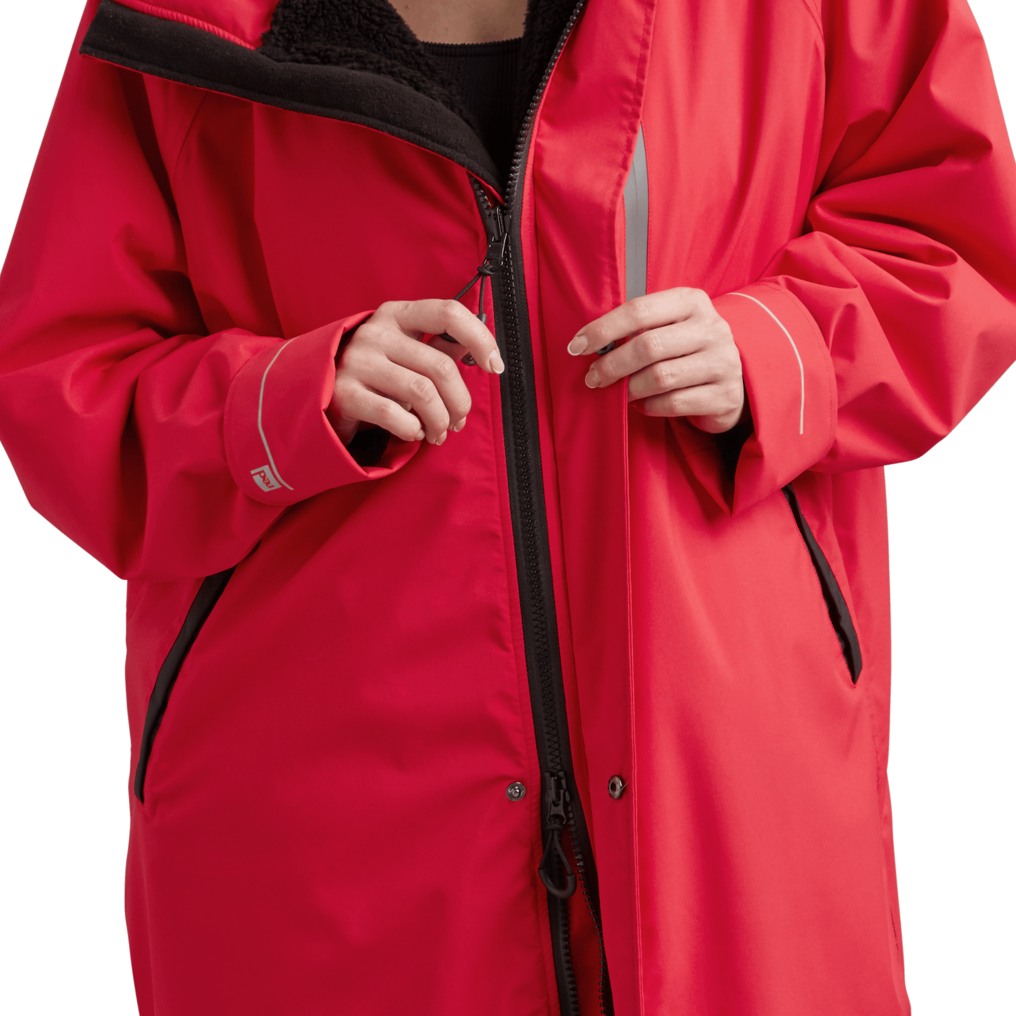 Women's Long Sleeve Dry Waterproof Changing Robe Alter EVO - Siren Red
