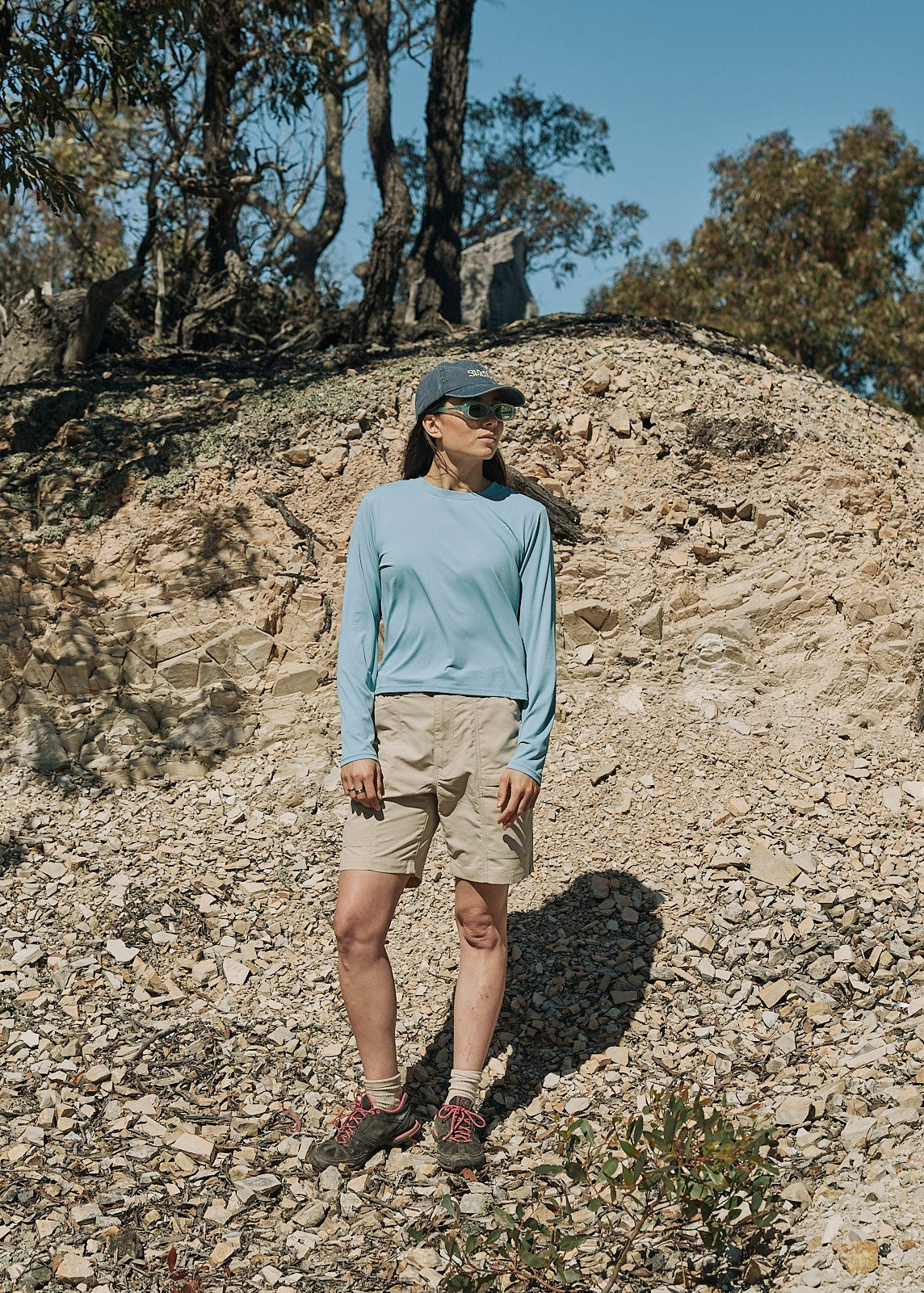 Sun Ray Shade Cap Washed Navy