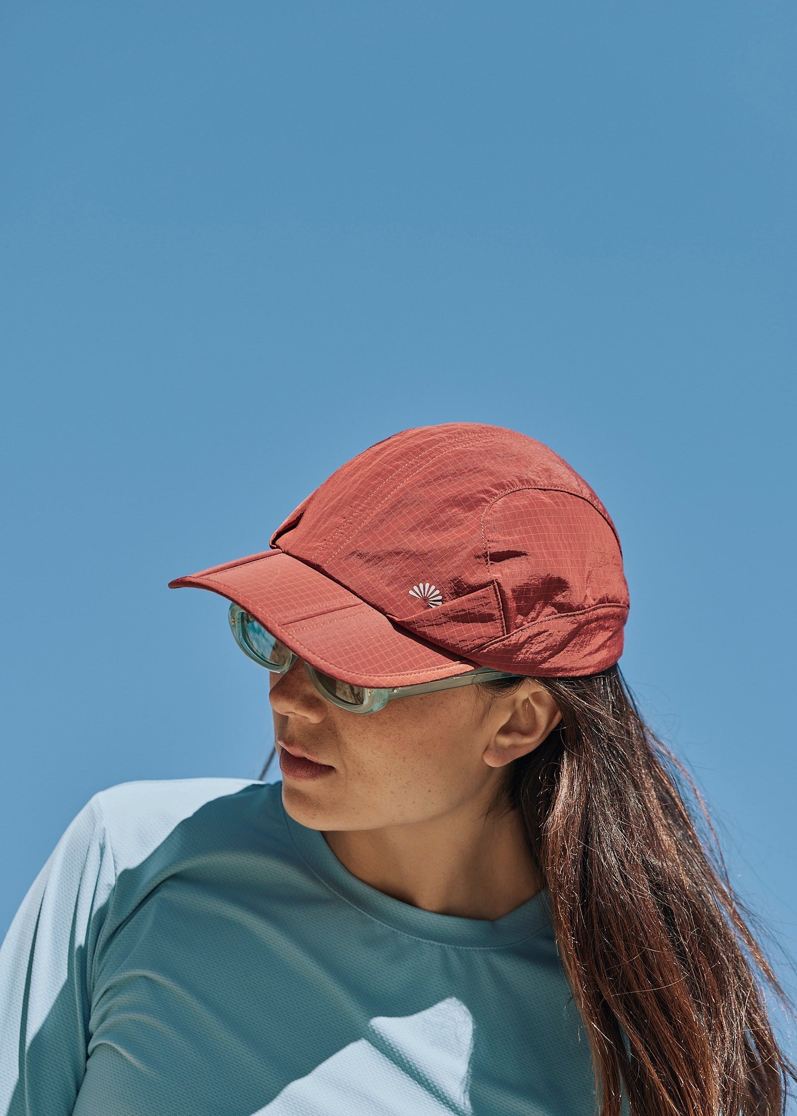 Sun Ray UPF50+ Origami folding flap cap with detachable legionnaire flap