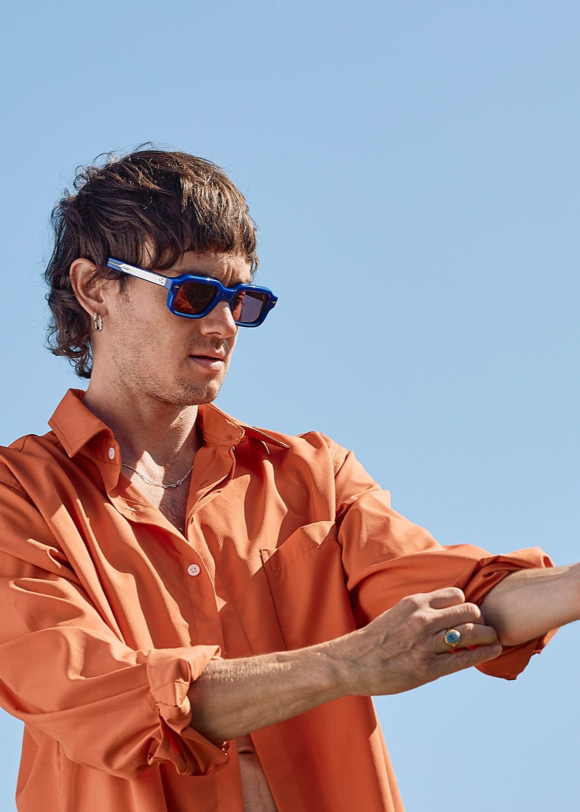 Sun Ray UPF50+ Sun Protection Clothing Sun Shirt Burnt Orange