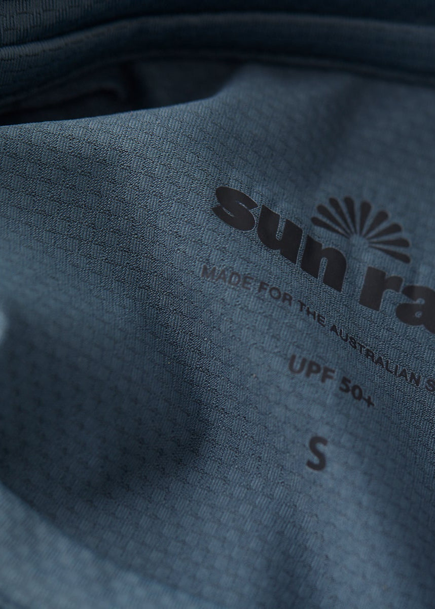 Sun Ray UPF50+ Sun Protection Clothing All G Long Sleeve Tee deep teal boxy fit