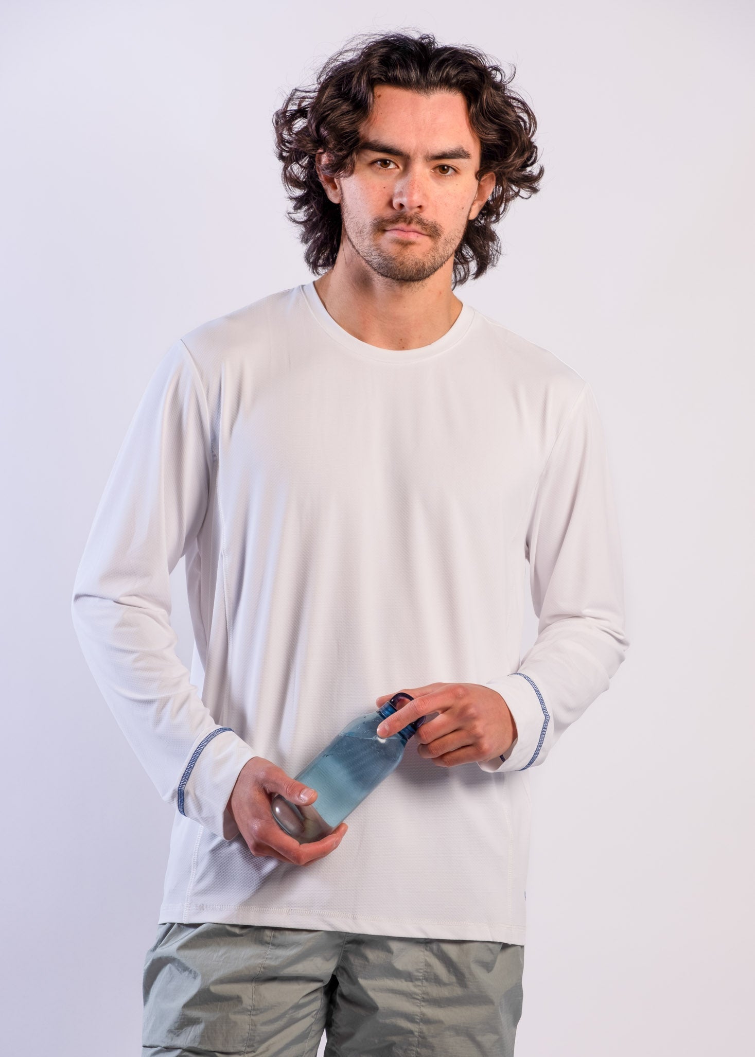 Sun Ray UPF50+ Sun Protection Clothing All G Long Sleeve Tee White