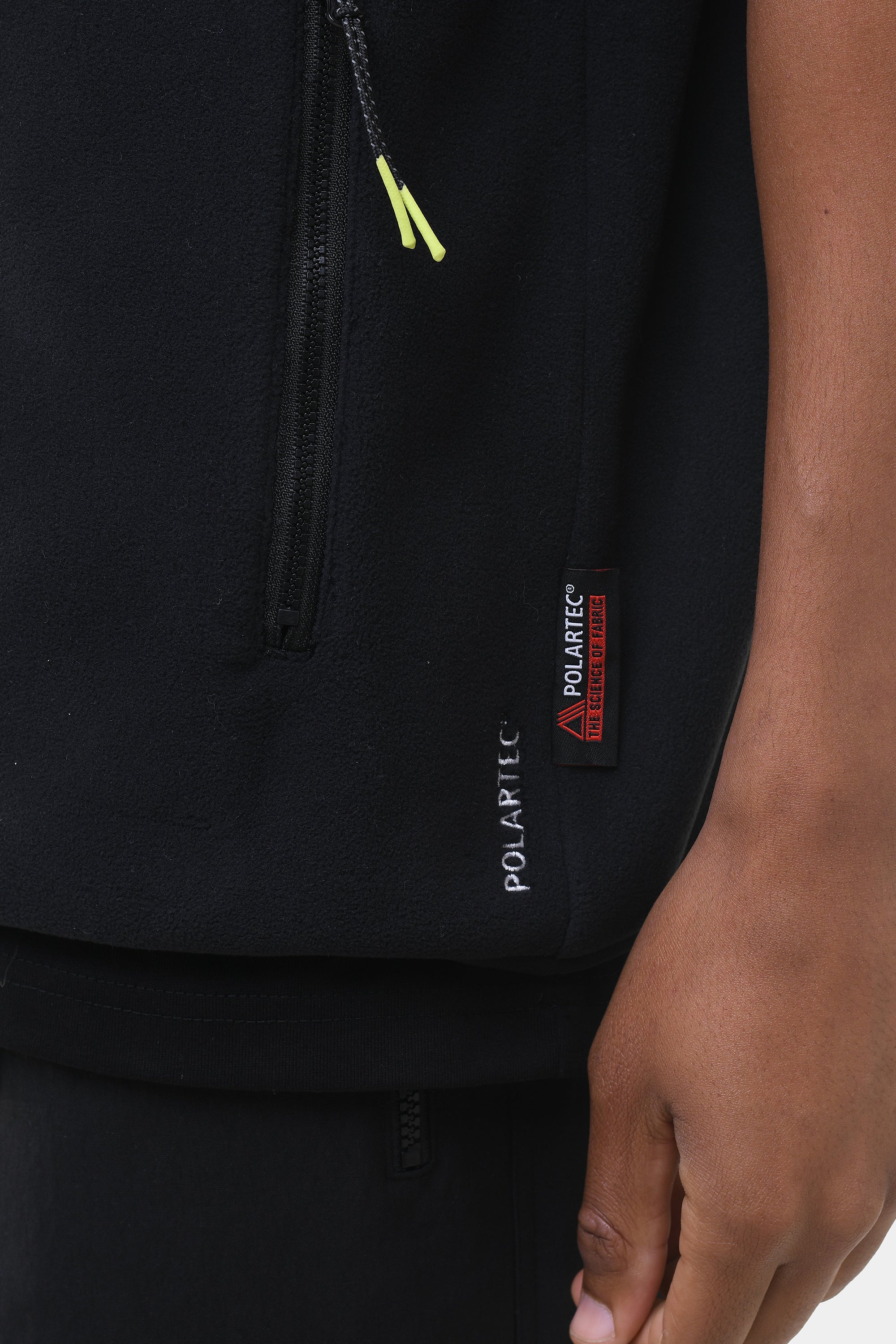 TEAM POLARTEC VEST - BLACK