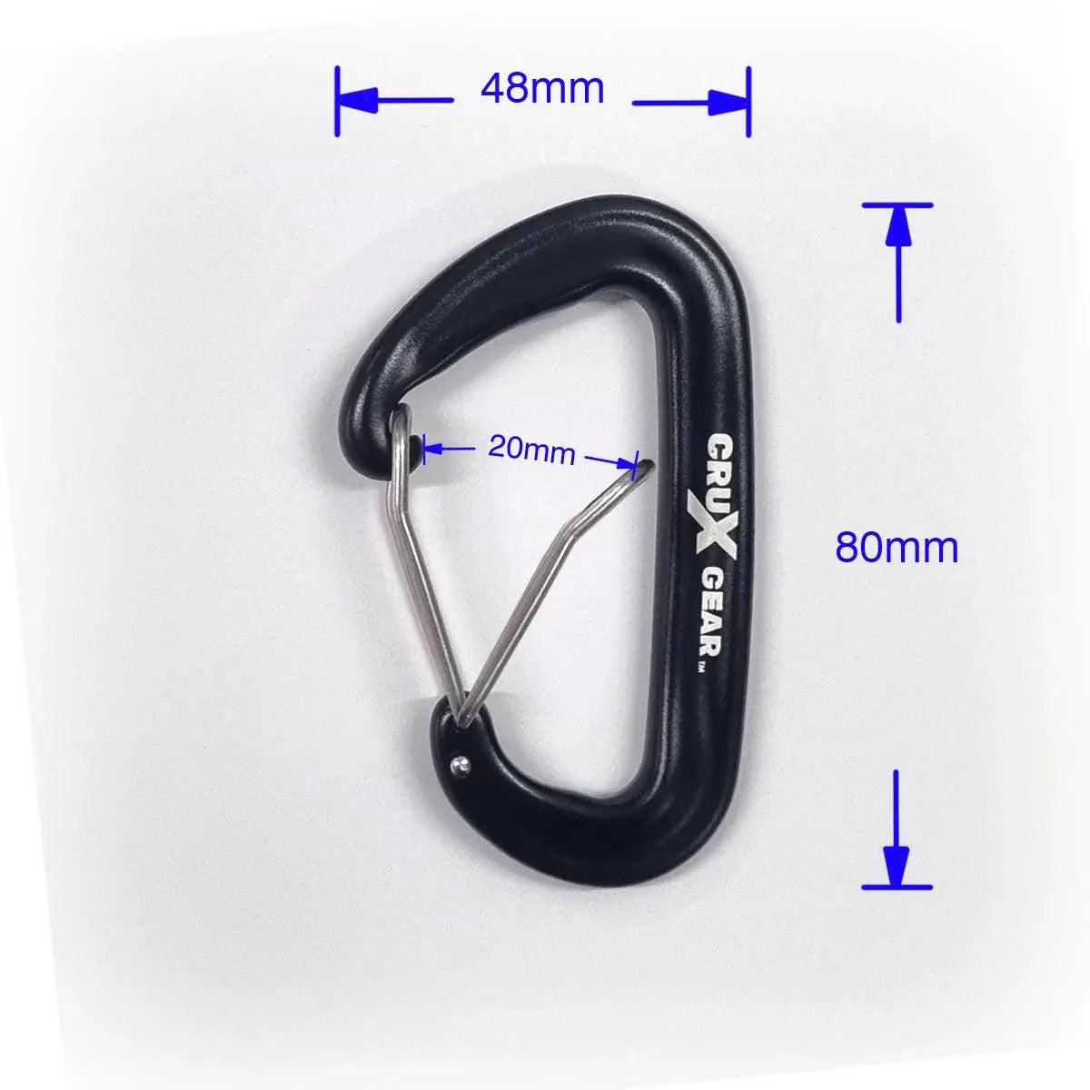 Carabiner 12Kn wiregate - Crux Gear