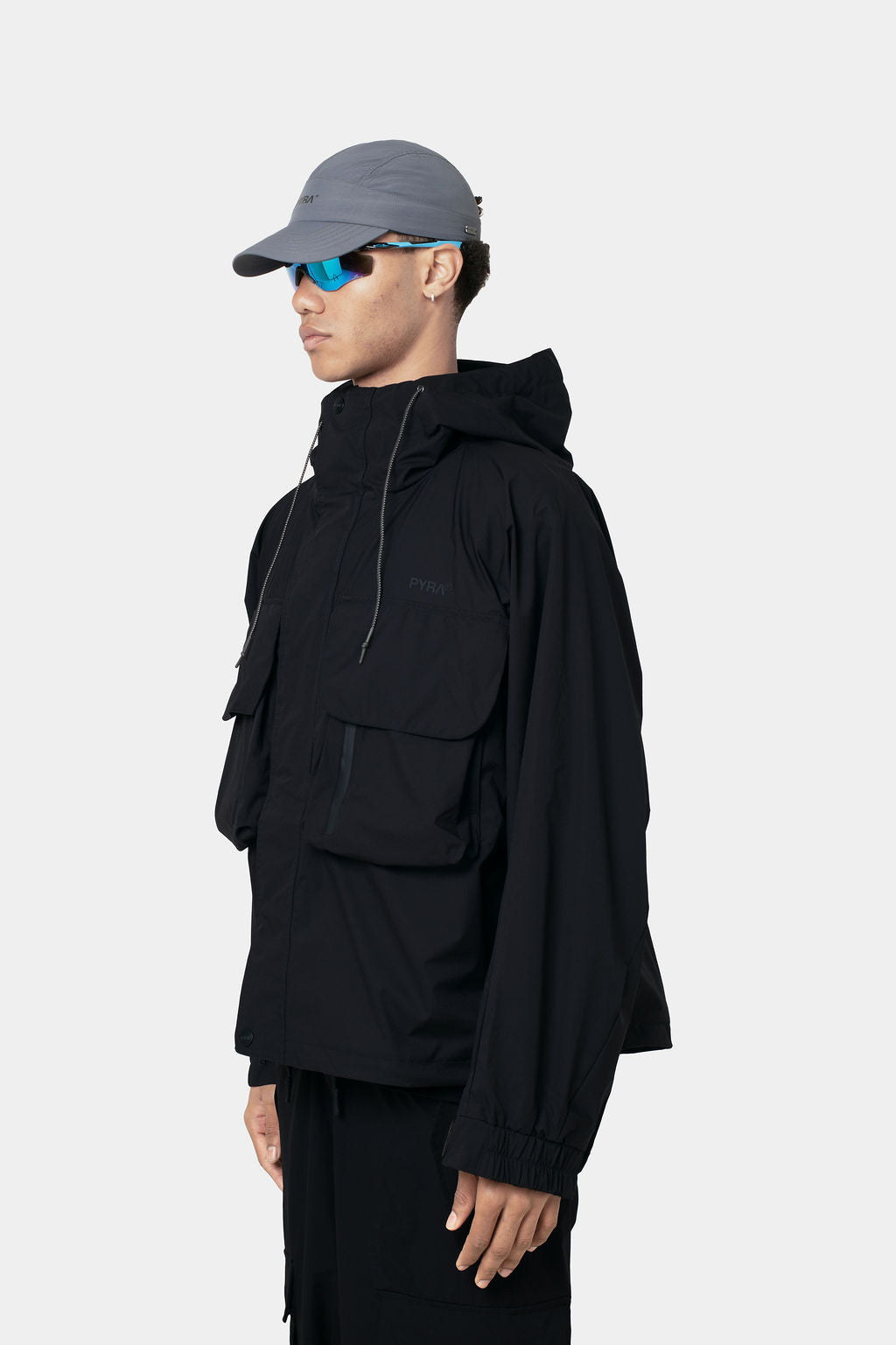 CARGO SHELL JACKET- BLACK