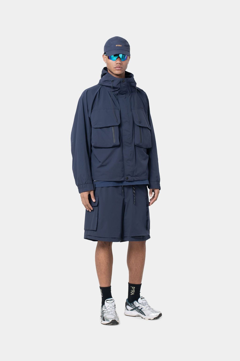 CARGO SHELL JACKET- NAVY