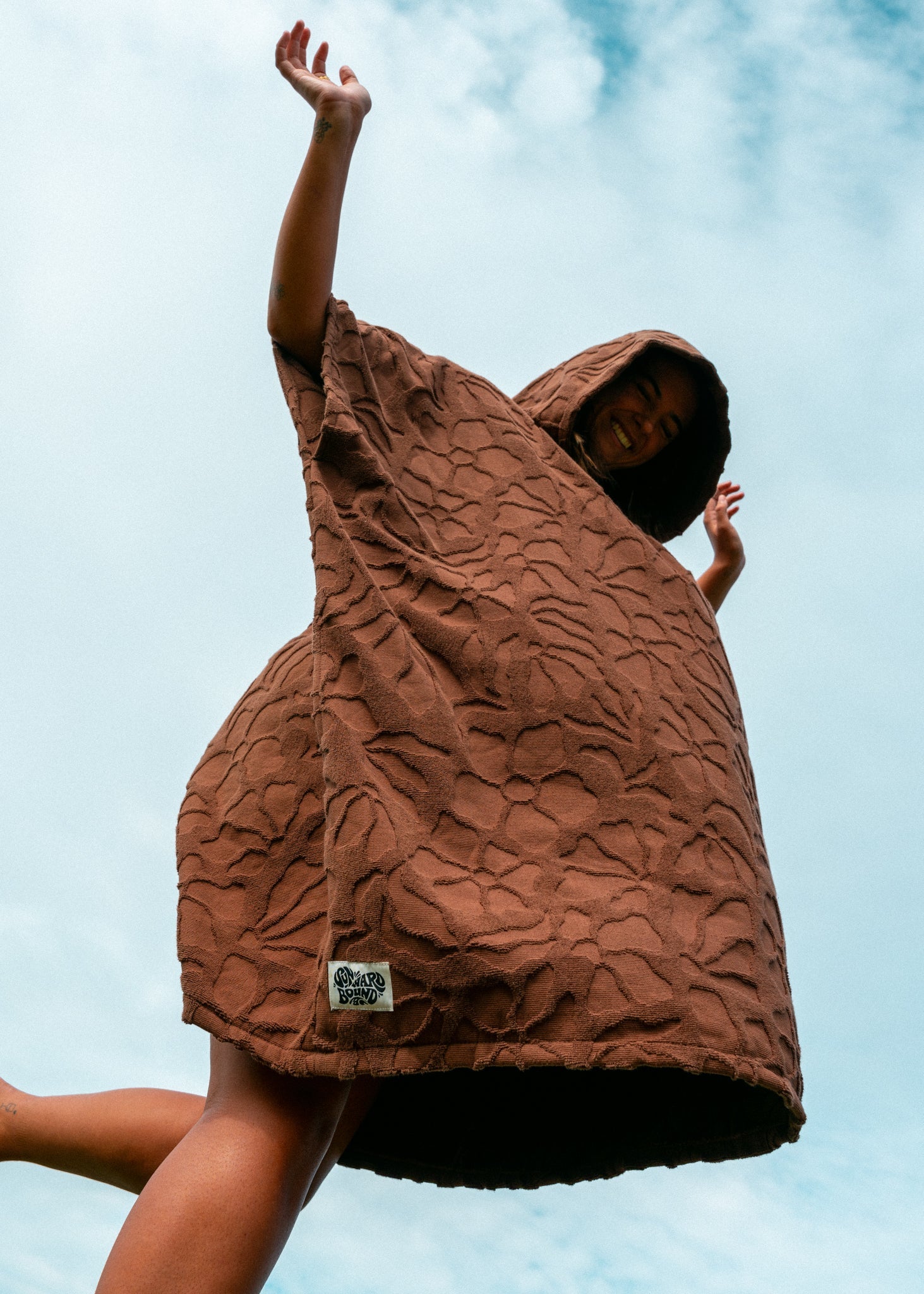 Hooded Changing Towel Cacao