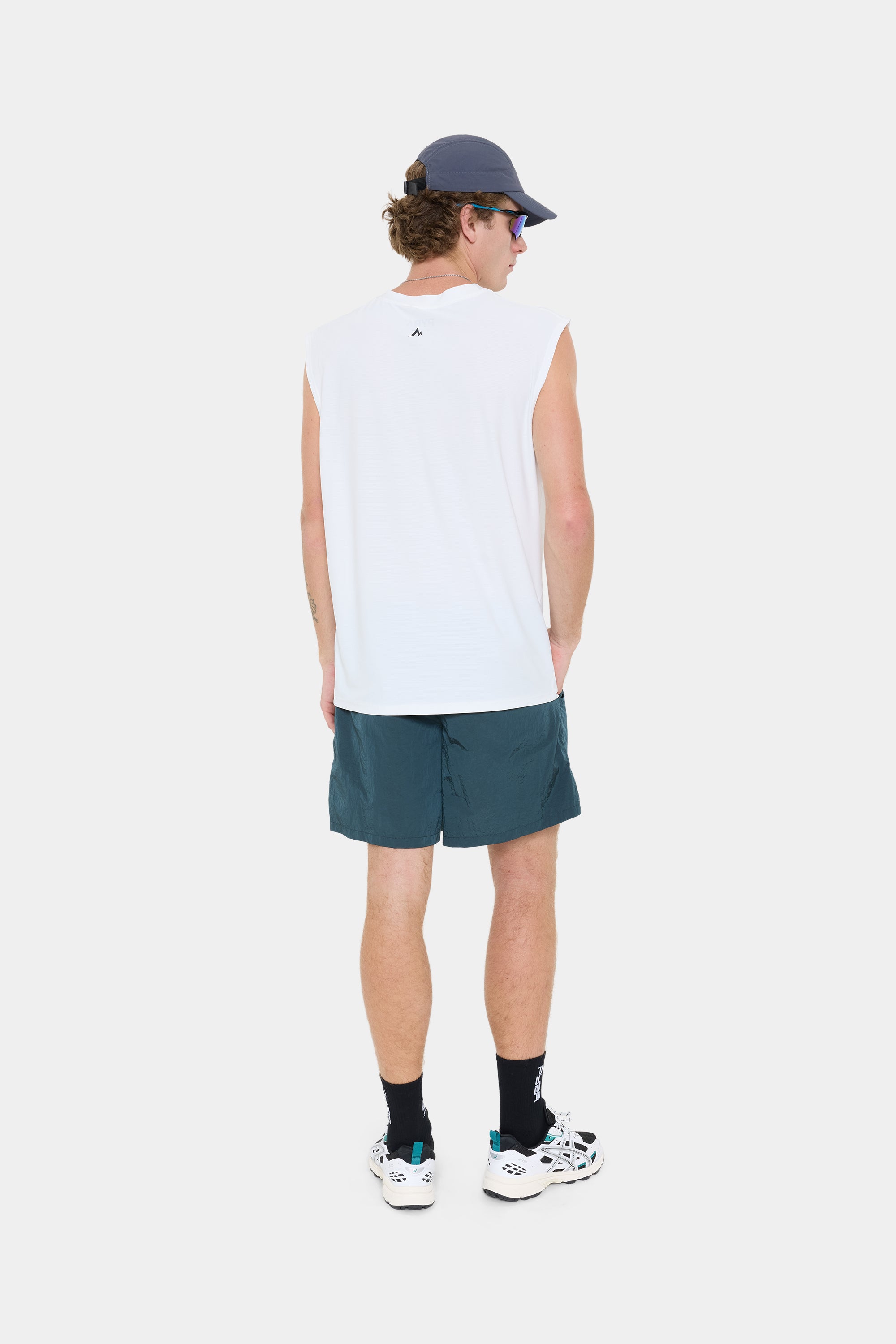 NYLON BEACH SHORT - FOREST