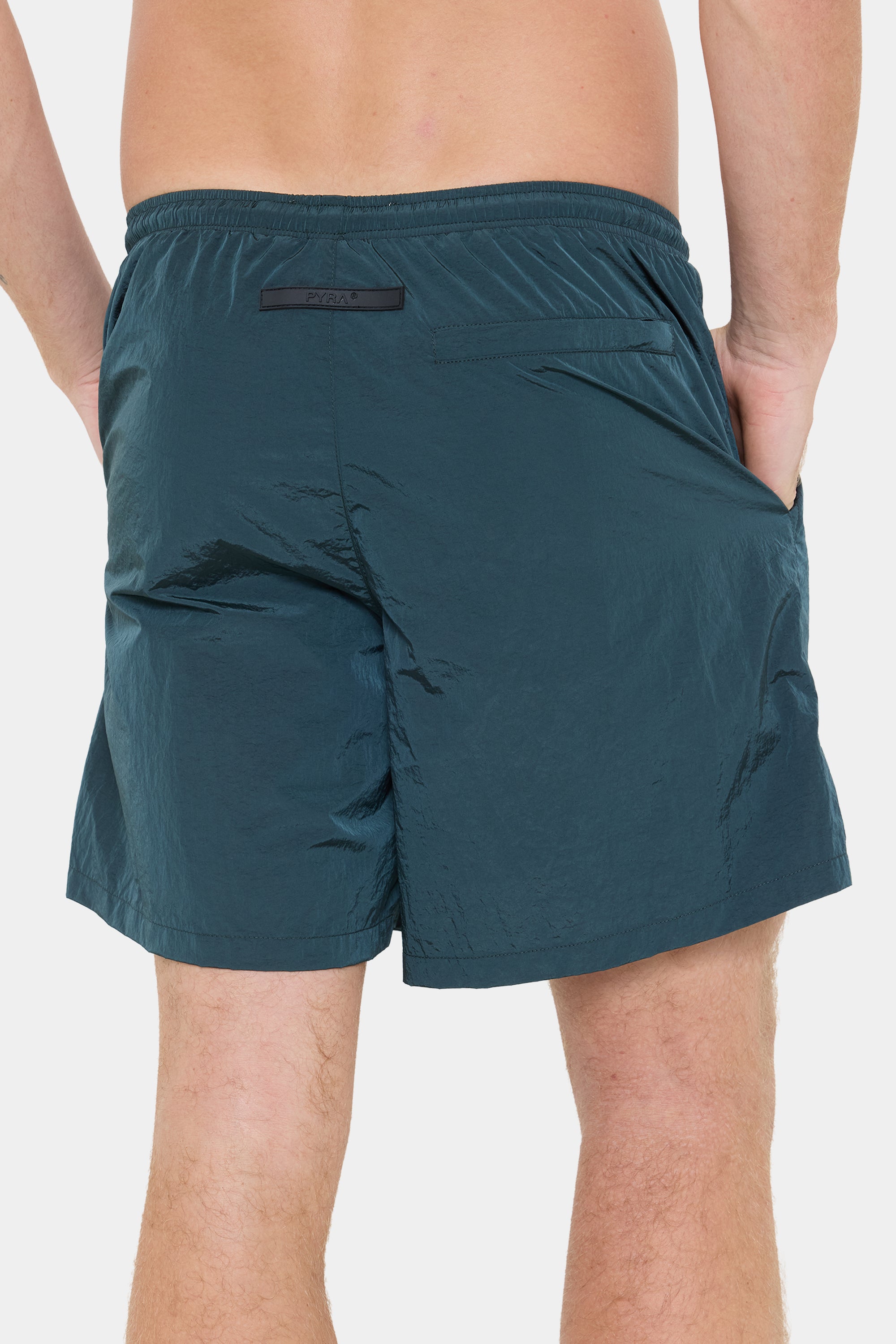 NYLON BEACH SHORT - FOREST