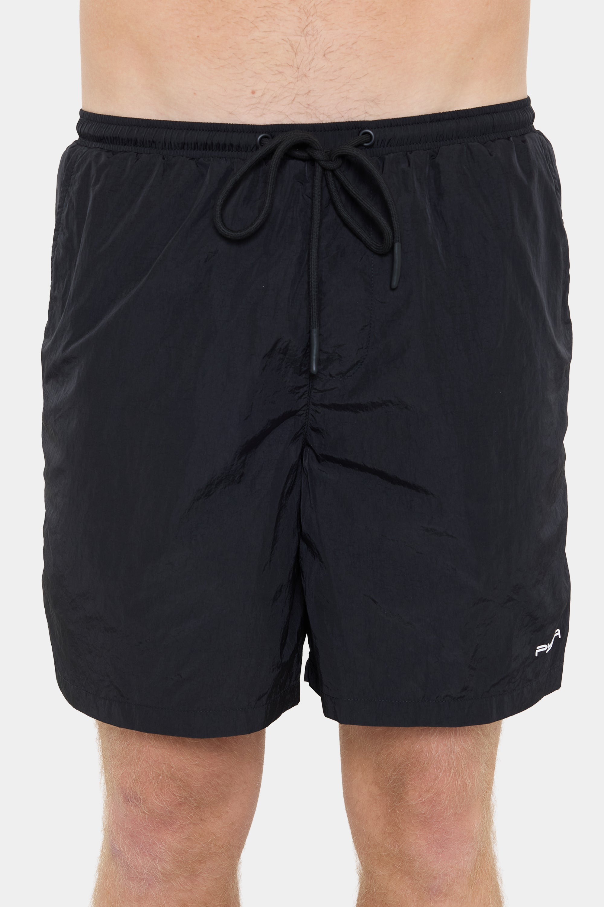 NYLON BEACH SHORT - BLACK
