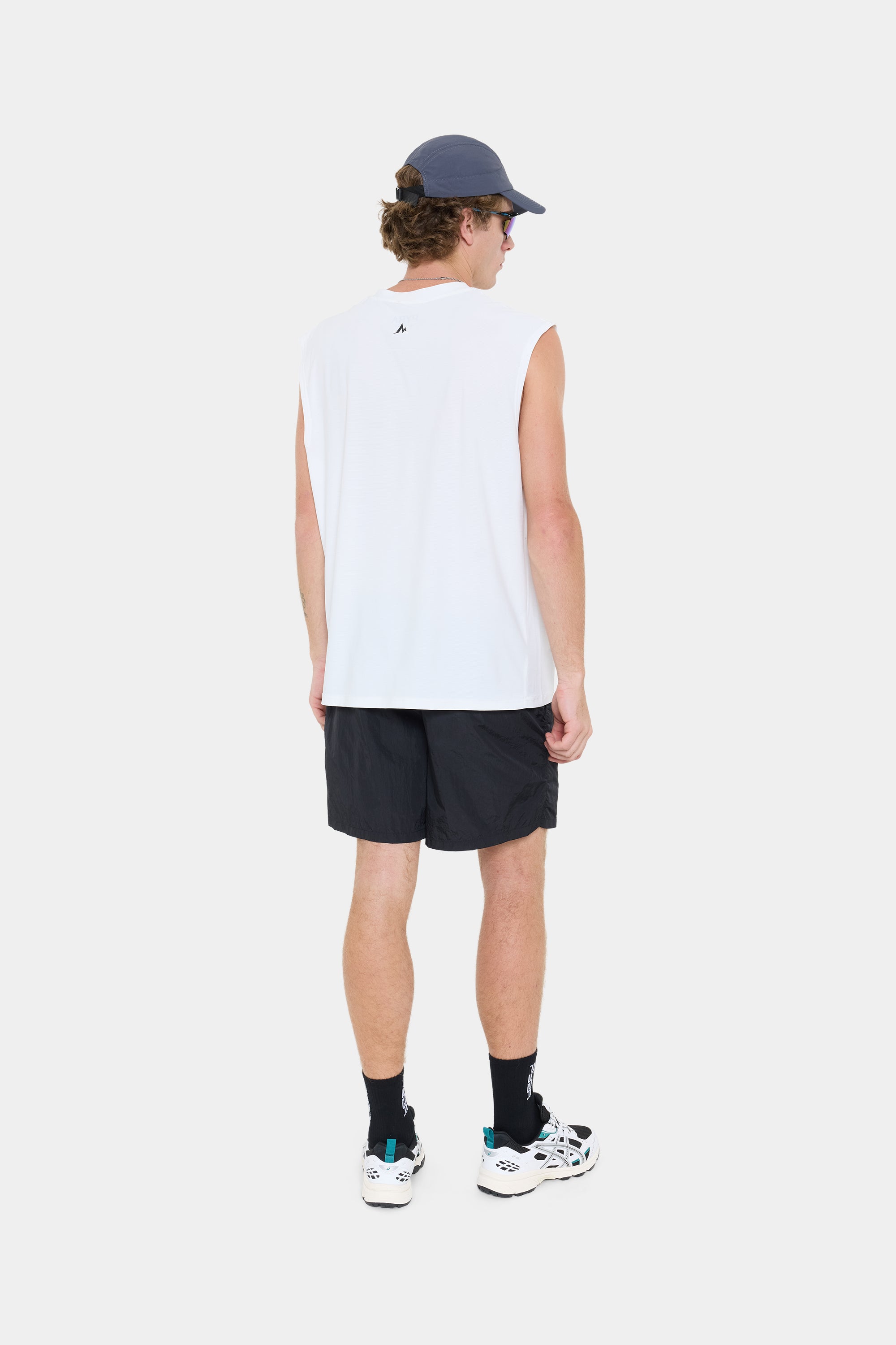 NYLON BEACH SHORT - BLACK