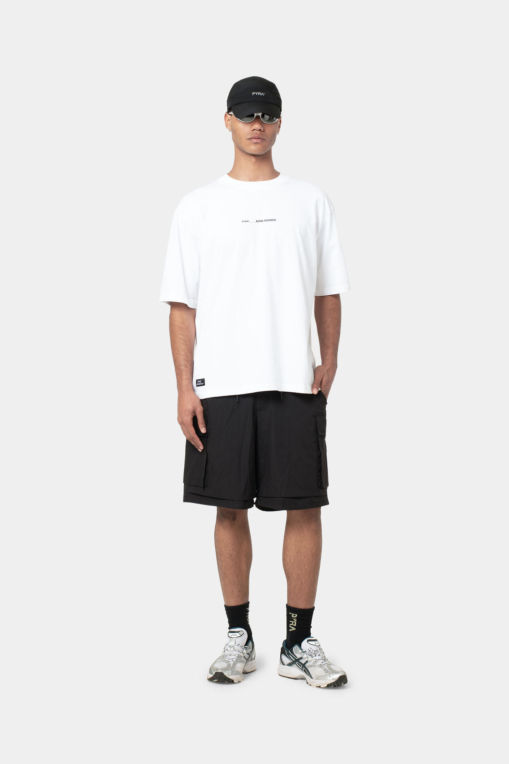 DIVISION  BOX TEE - WHITE