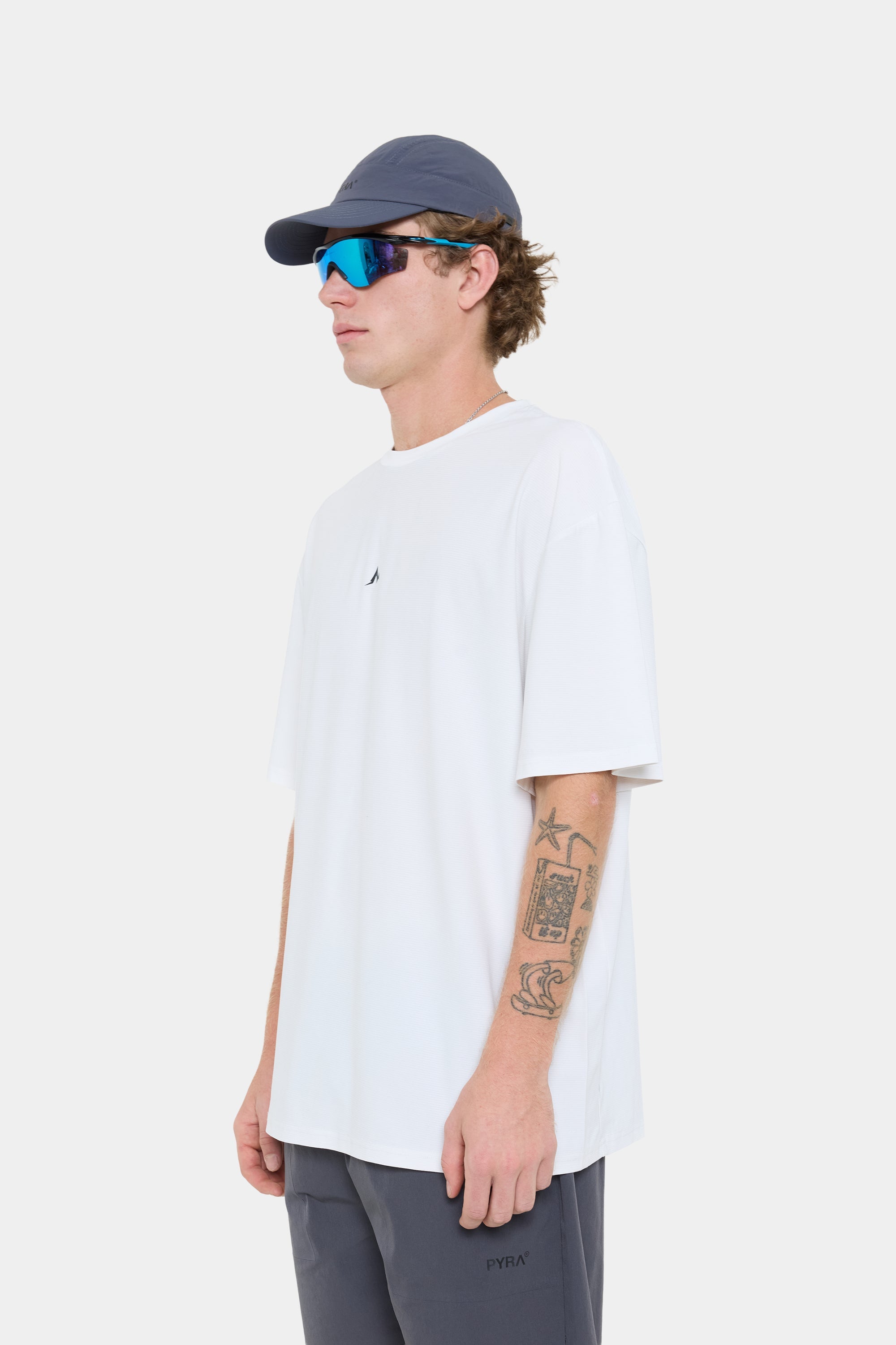 DRIVE OVERSIZED TEE- WHITE